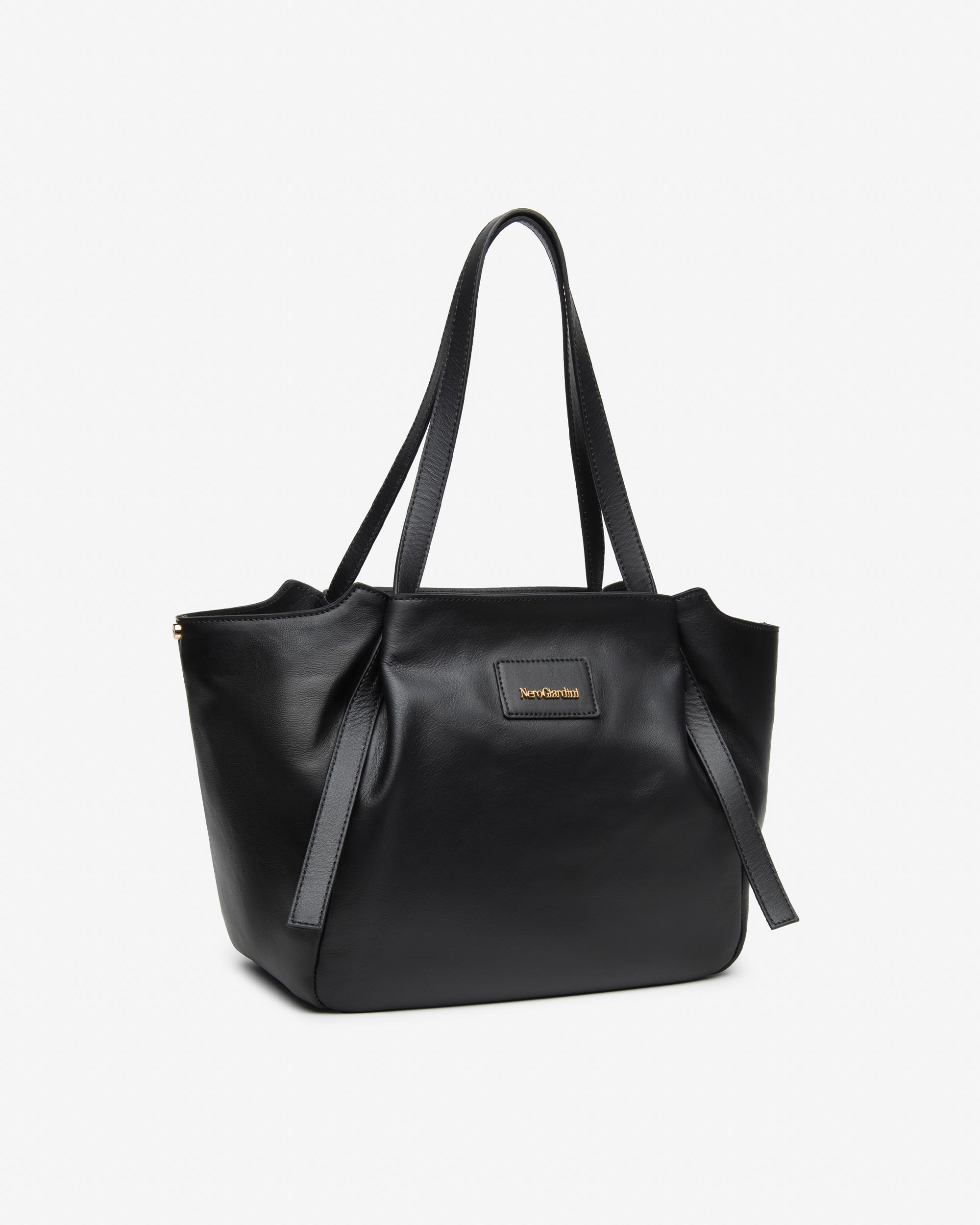 NeroGiardini Sacs Tote Bag Femme Cuir Zip