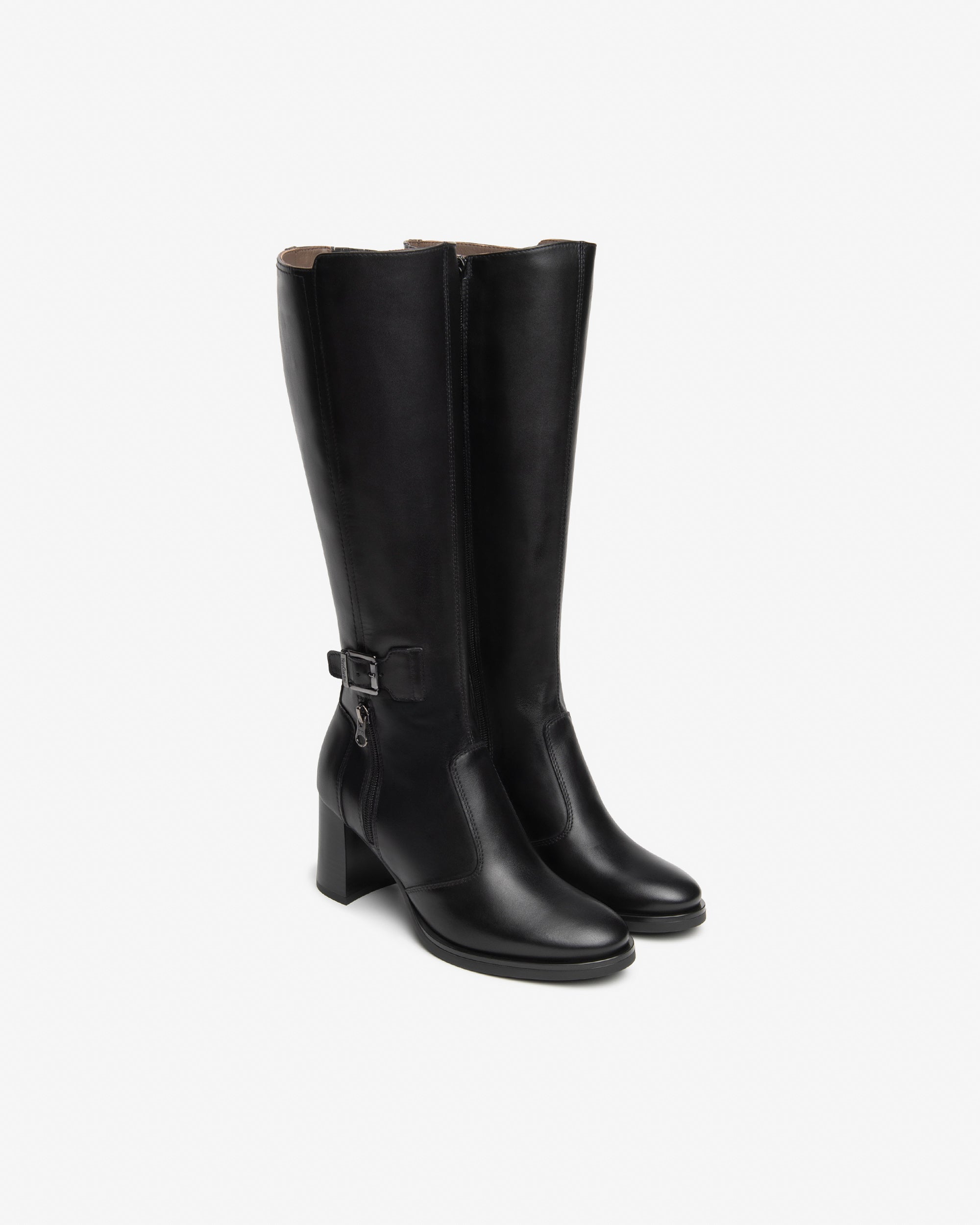 NeroGiardini Bottes Femme Cuir botte talon 75 mm