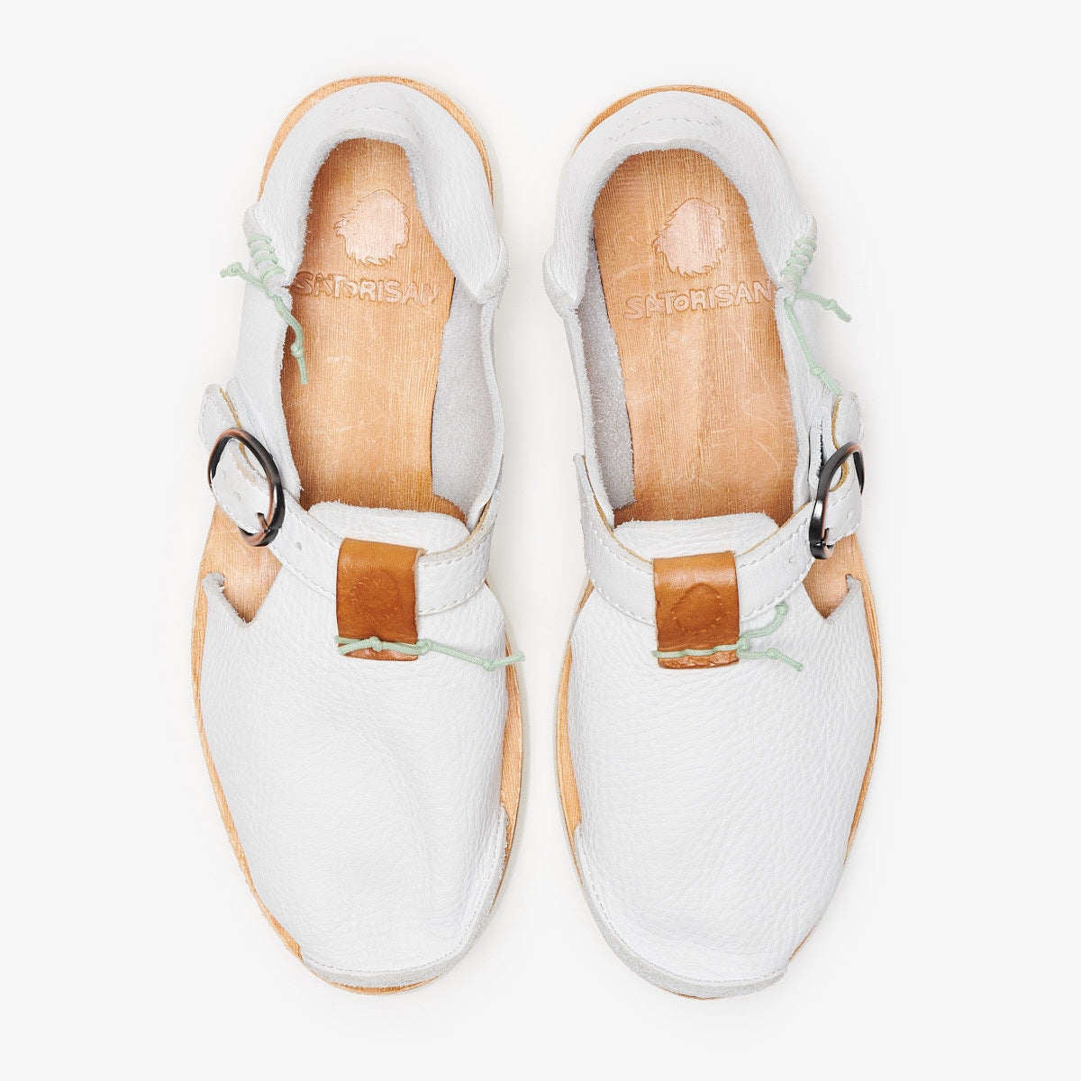 Satorisan Benirras Premium sandale cuir blanc
