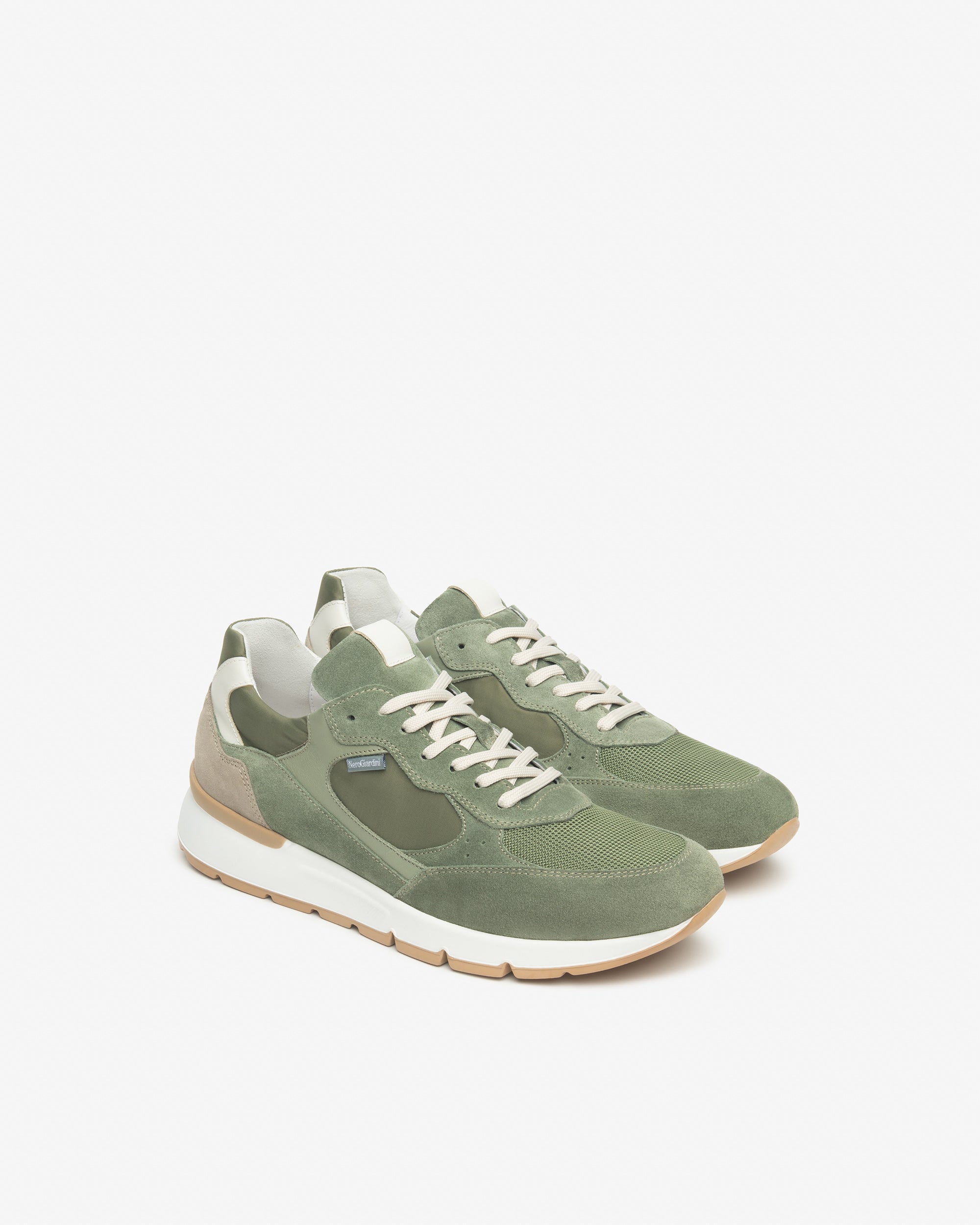 NeroGiardini Sneakers Homme Sneakers Cuir Toile Memory