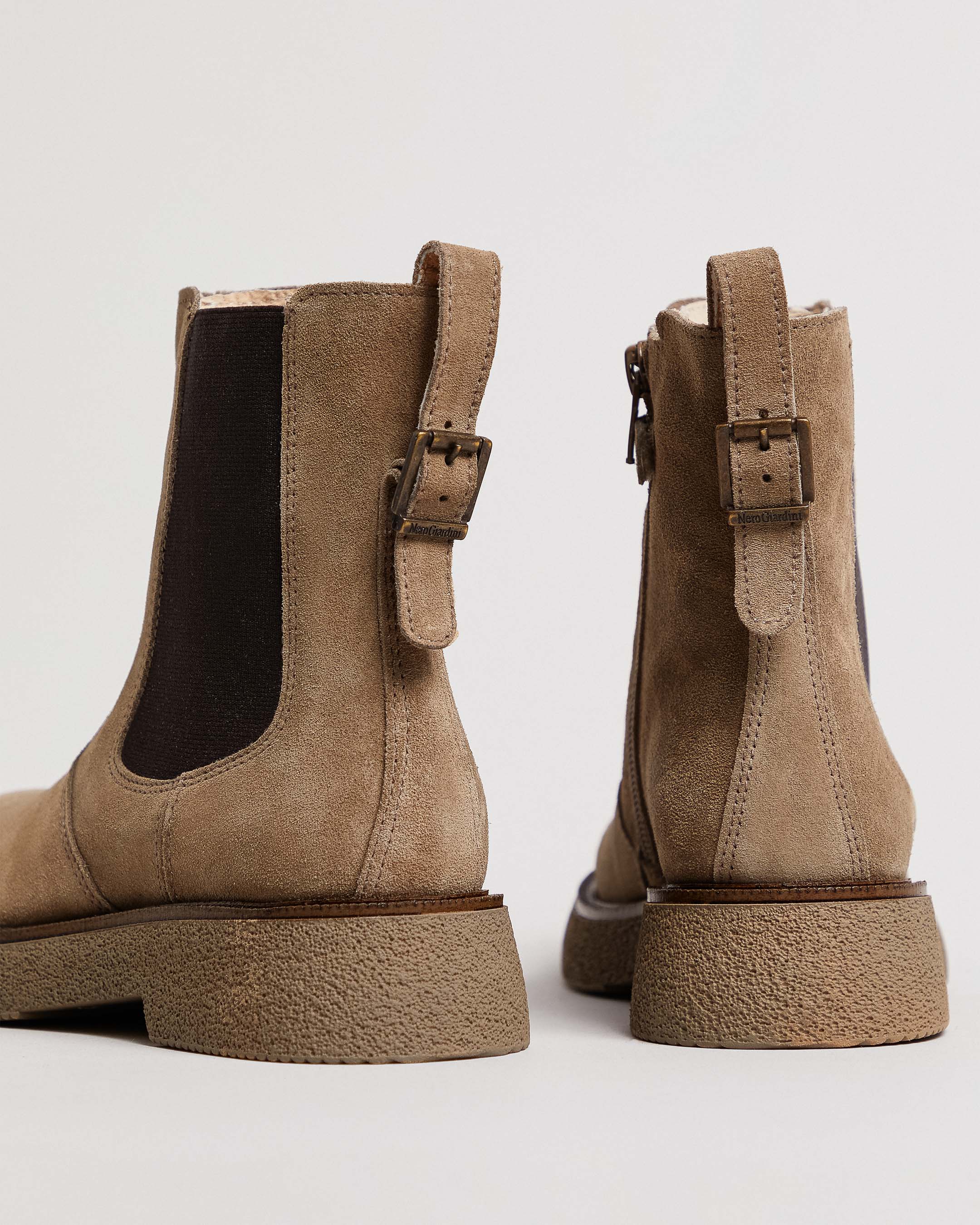 NeroGiardini Bottines cuir velours fille Teen