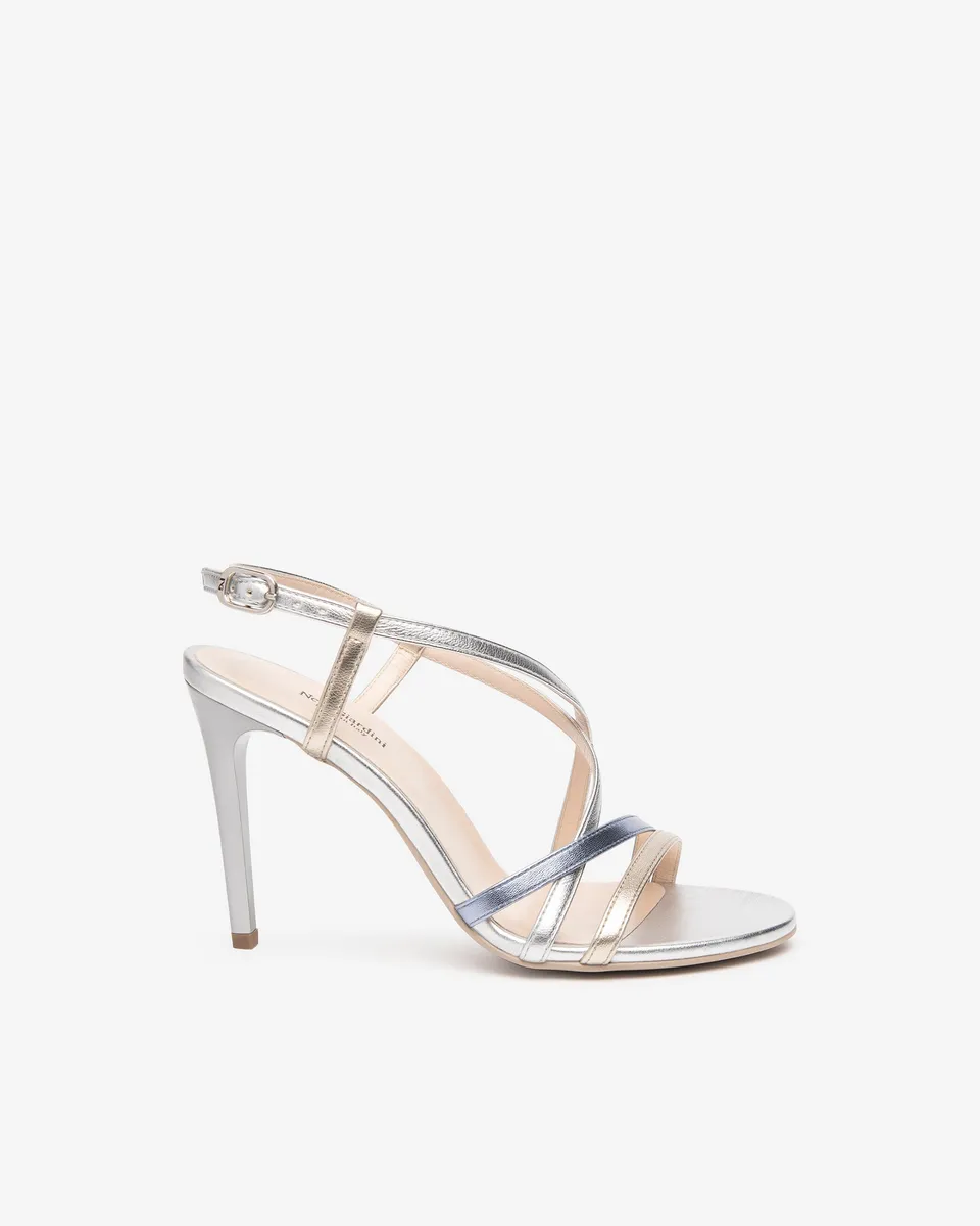 NeroGiardini Sandales femme cuir talon stiletto 9,5 cm 35-41