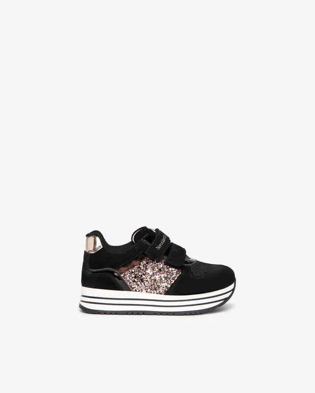 NeroGiardini Sneakers baskets fille cuir velours DryGo