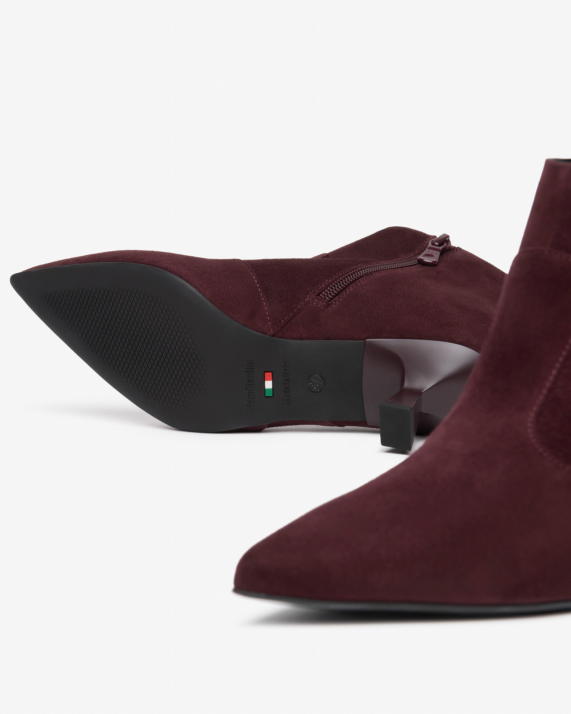 NeroGiardini Bottines Femme Daim Talon 55mm Pointure 38