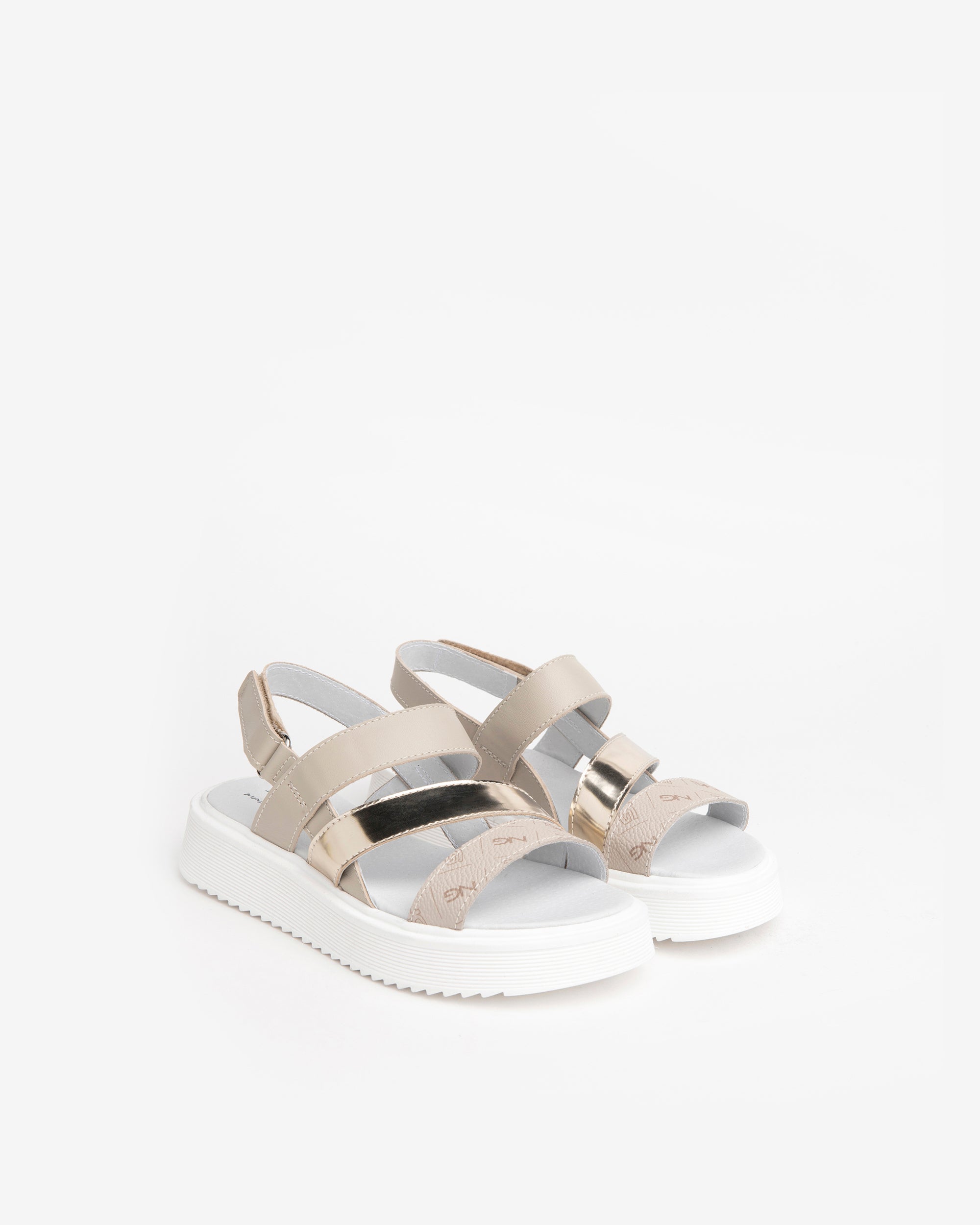 Nerogiardini Sandales Teens Fille Scratch Cuir Légères