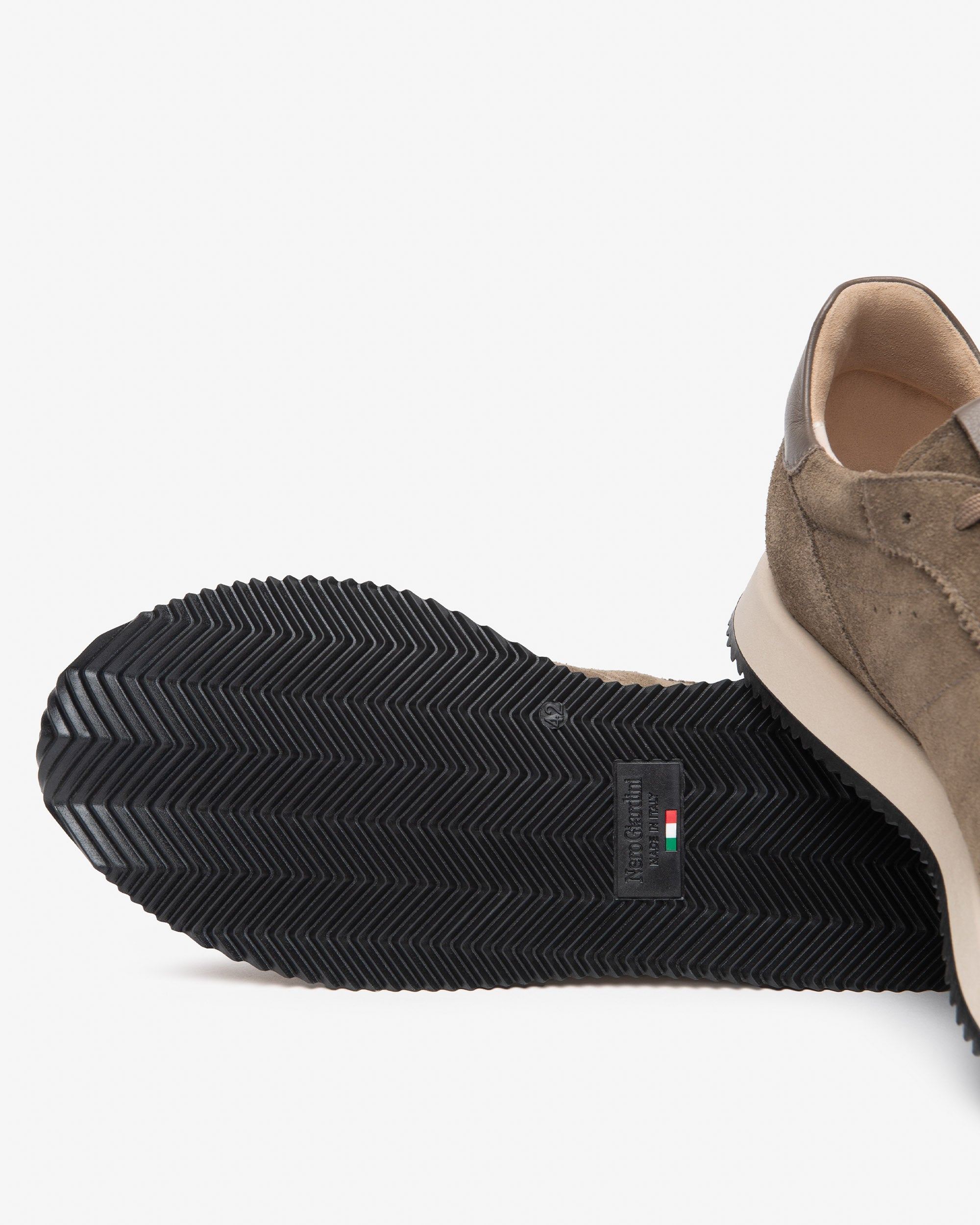 Nerogiardini Sneakers Homme Sneakers Daim Cuir Lacets