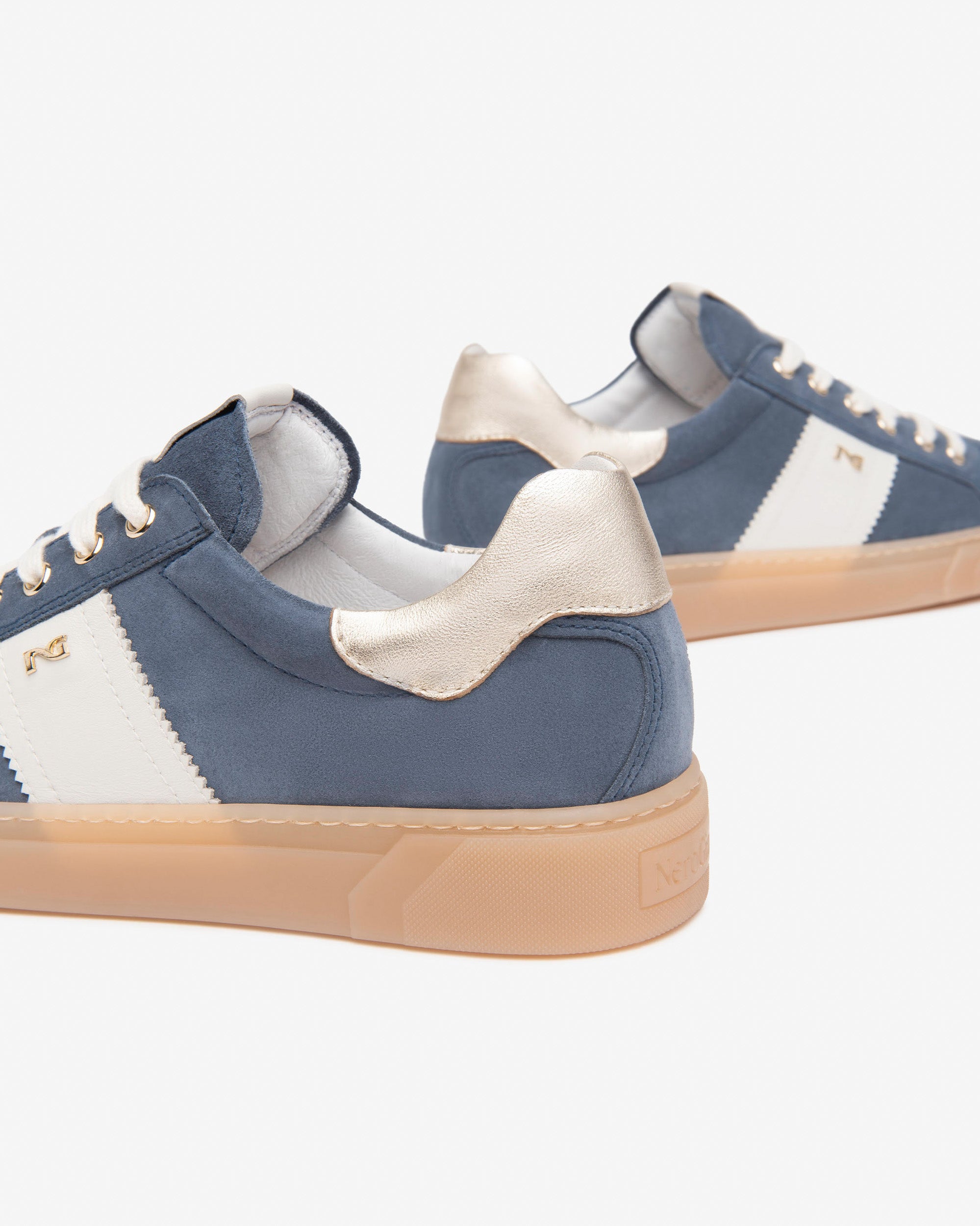 NeroGiardini Sneakers Femme Cuir Velours Baskets Confort