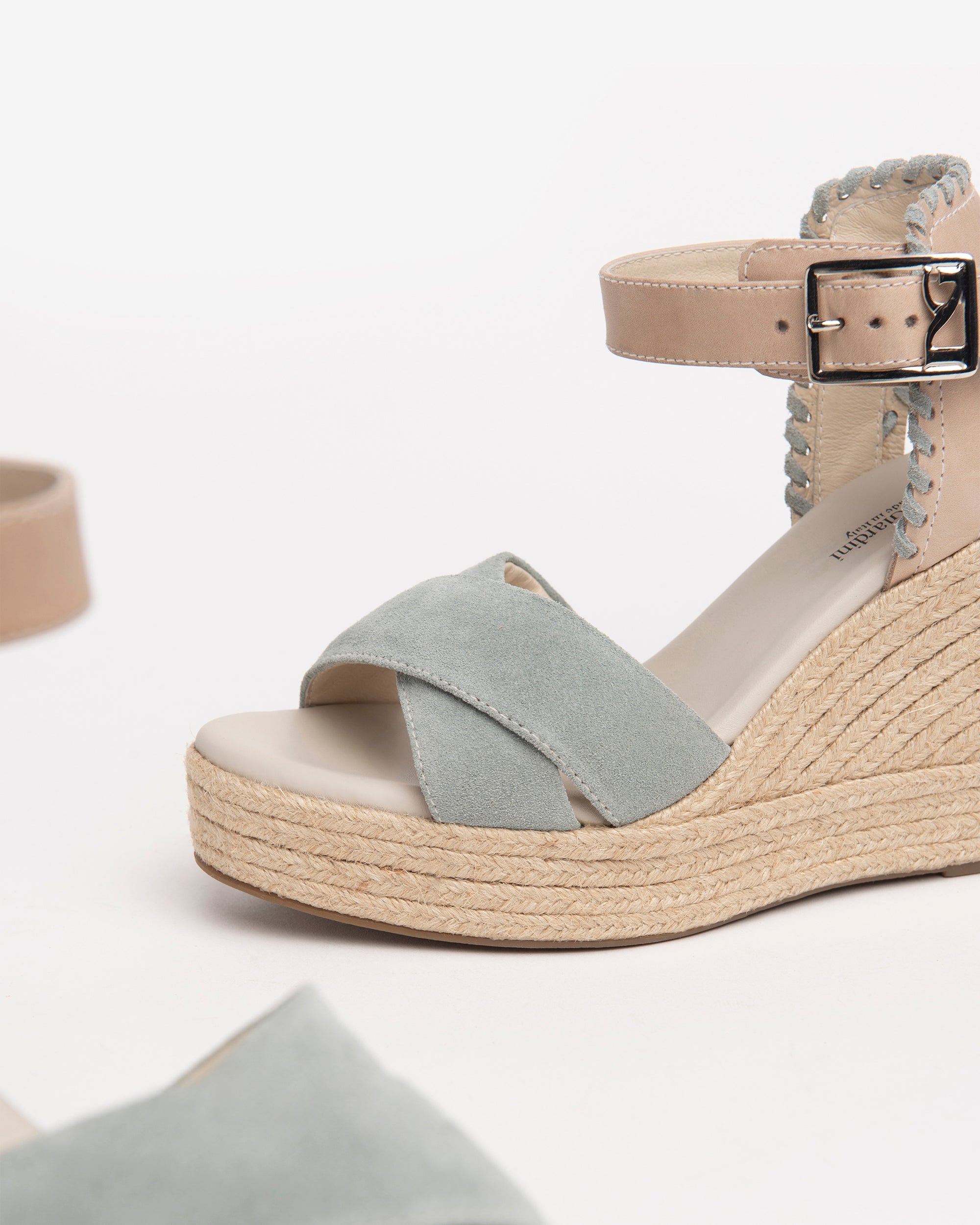 NeroGiardini Sandales Femme Cuir Compensées 10 cm