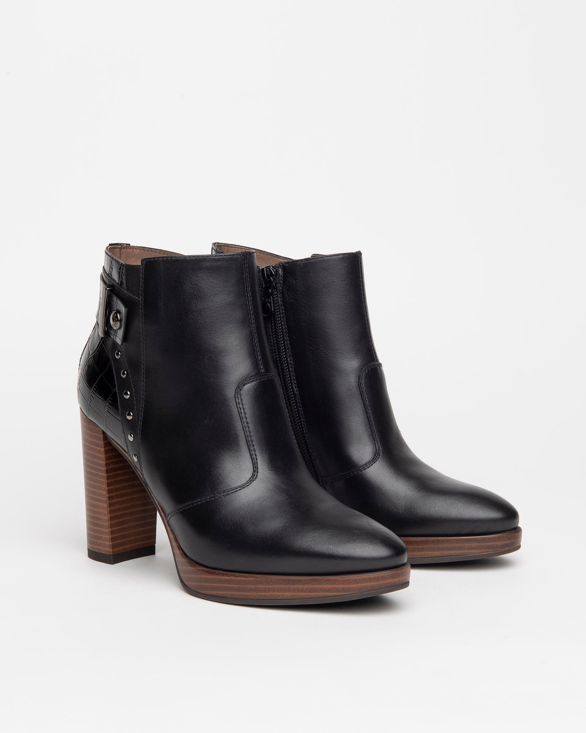 NeroGiardini Bottines femme cuir confort quotidien