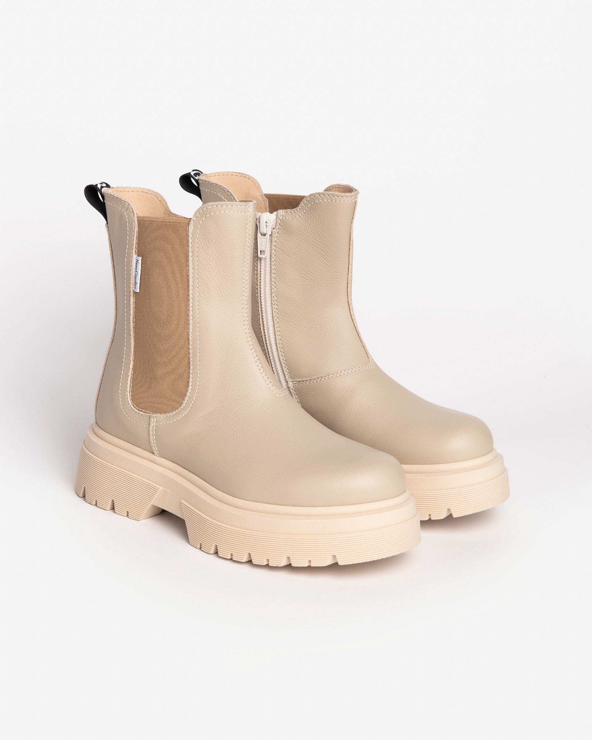 Nerogiardini Bottines Fille Cuir Teens DryGo Légères
