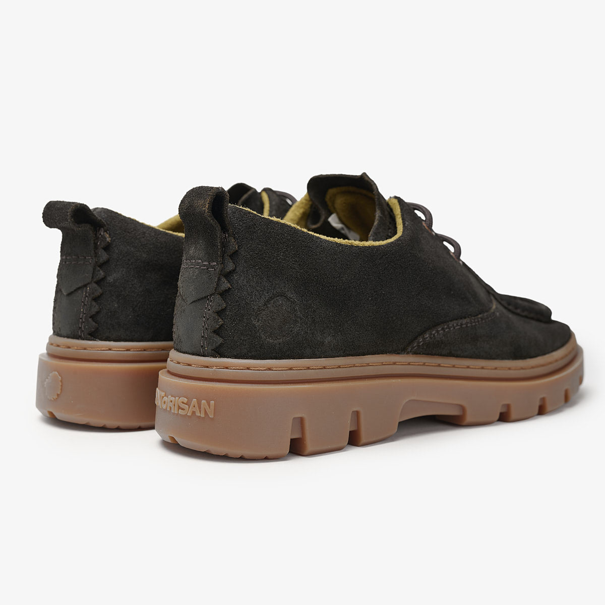 Satorisan Unalome Wallaby mocassins cuir vert laurier