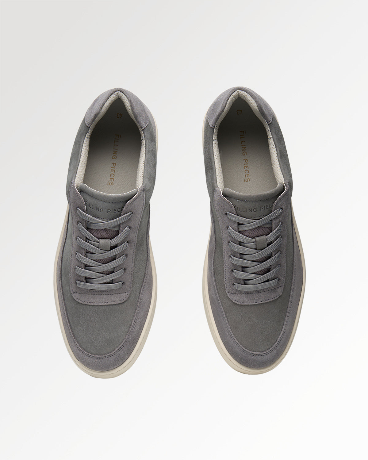 Filling Pieces Mondo Suede Grain Grey sneakers daim gris homme