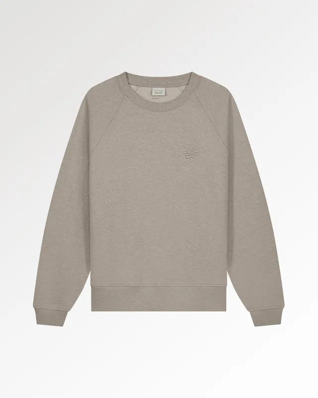 Filling Pieces Sweatshirt Embroidered Knot sweat gris coton bio