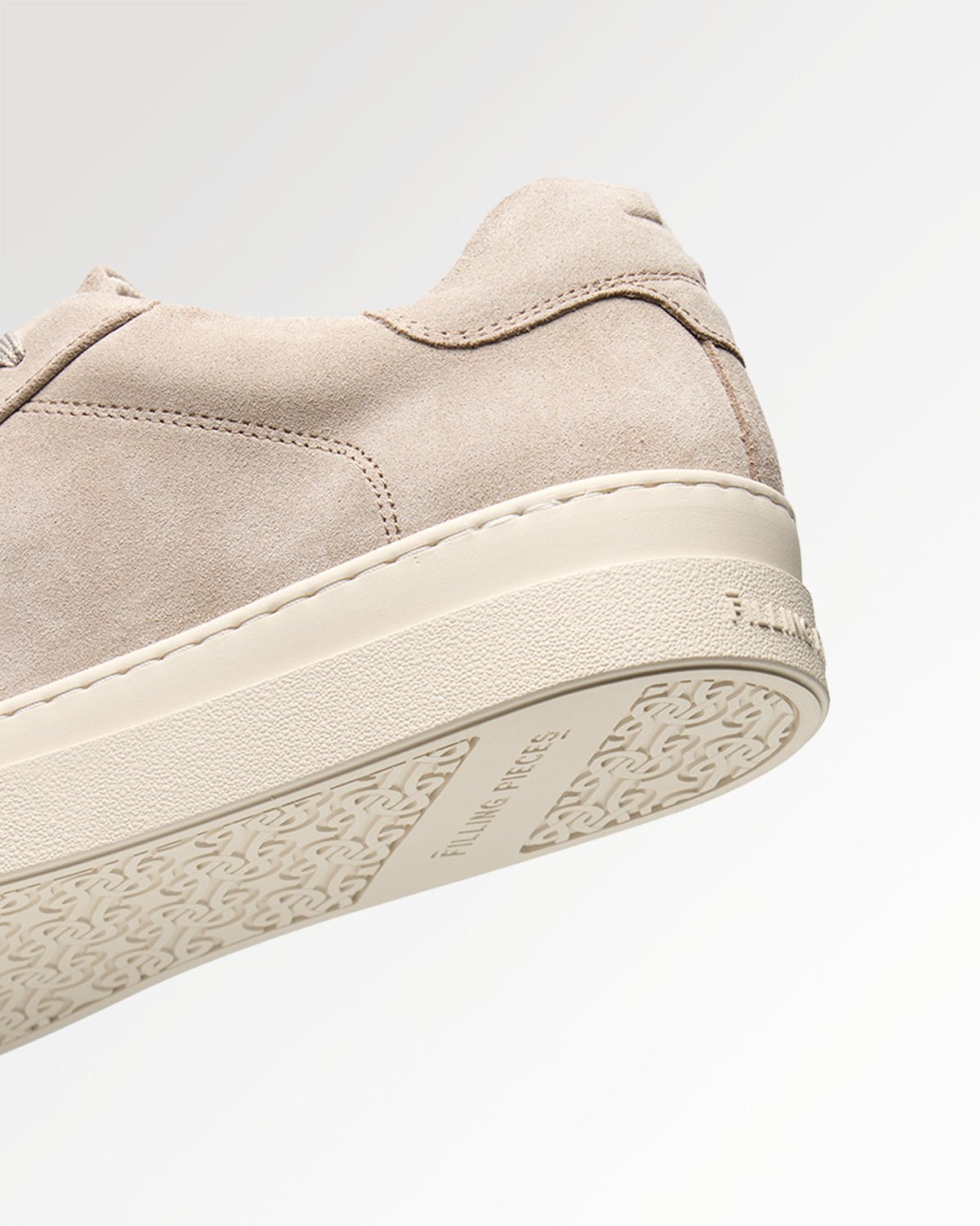 Filling Pieces Tiebreak Suede Pure baskets blanche suède