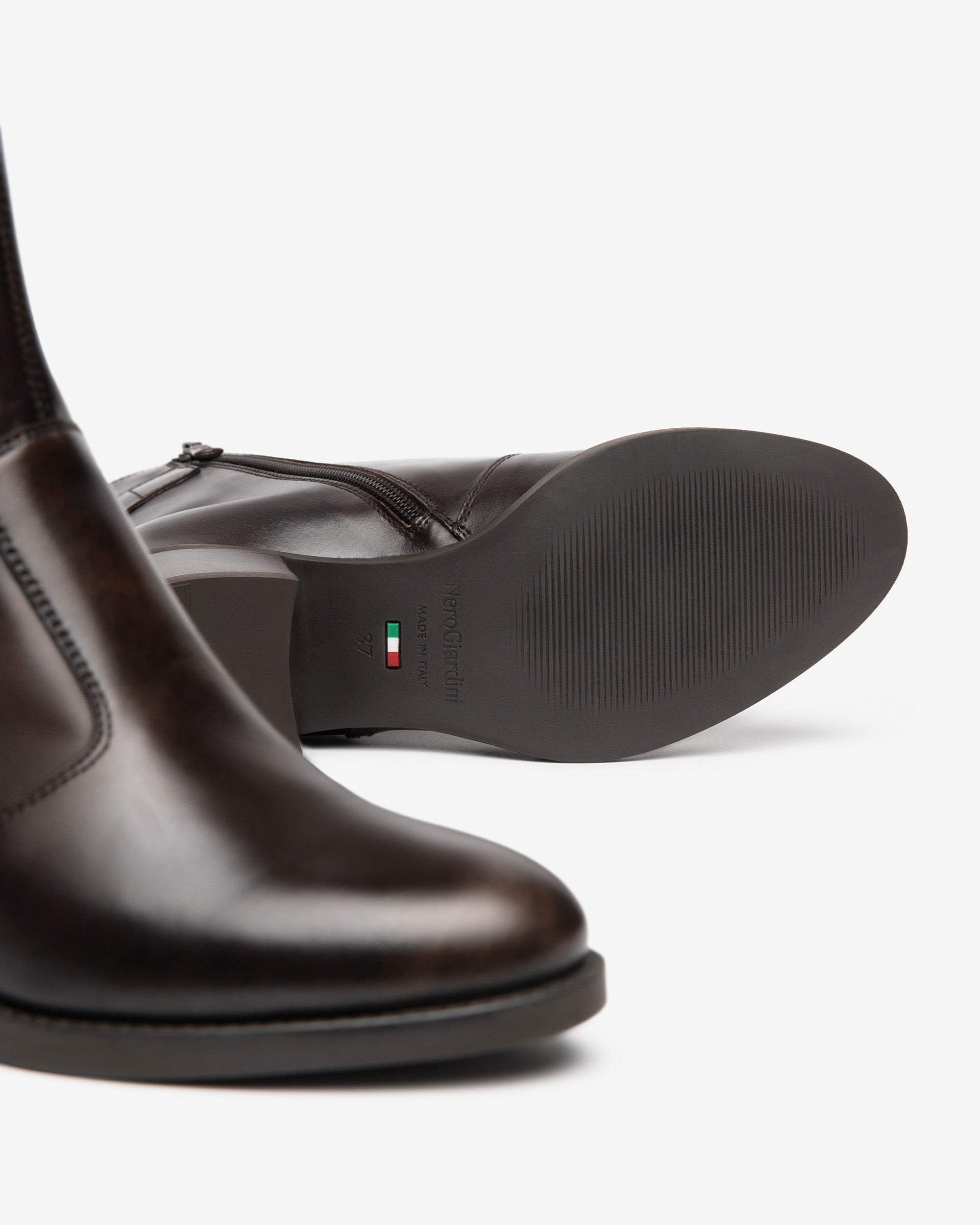NeroGiardini Bottines Cuir Femme Talon 40 mm