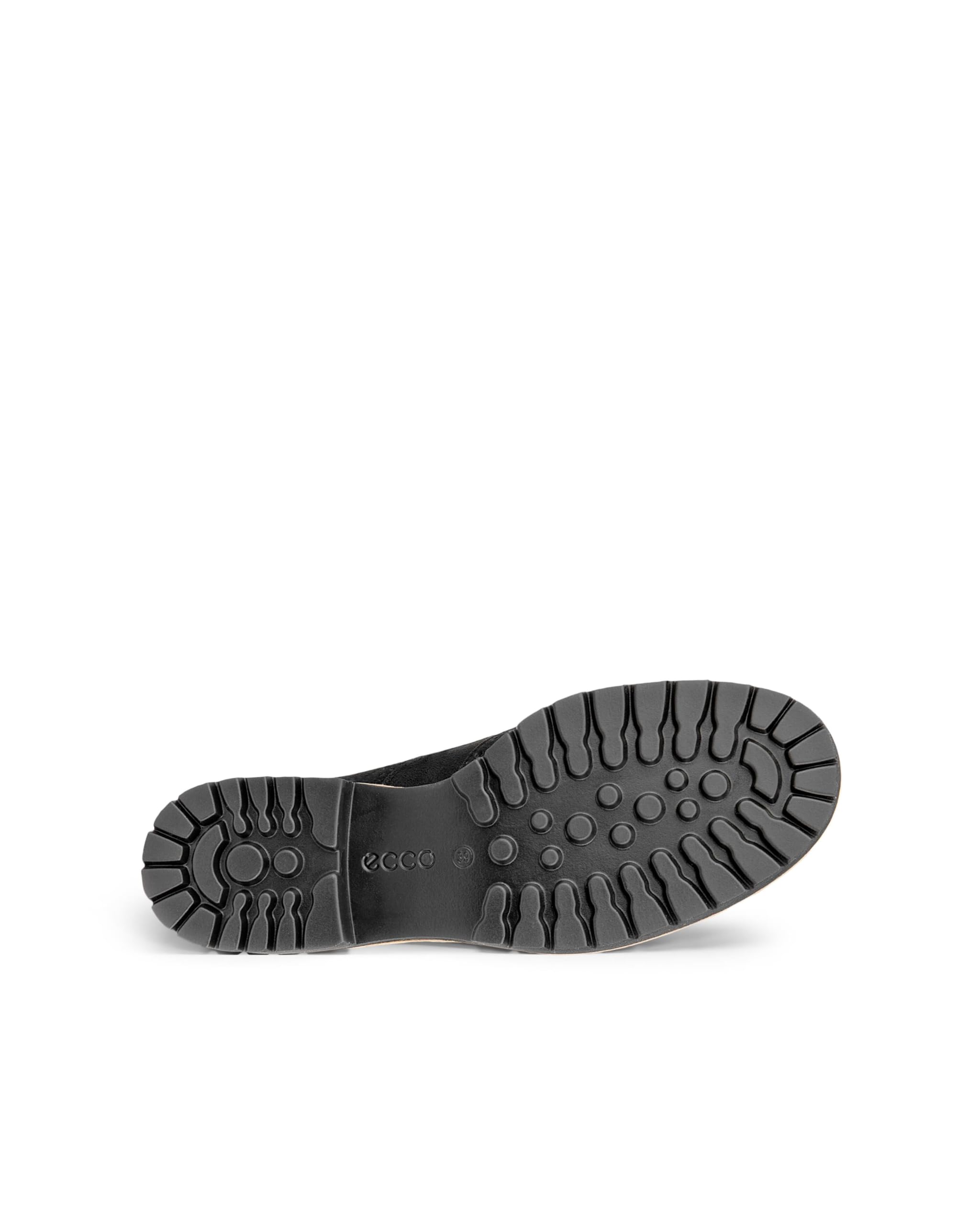 Ecco Elaina Derby Oxford Femme Noir Cuir Plat