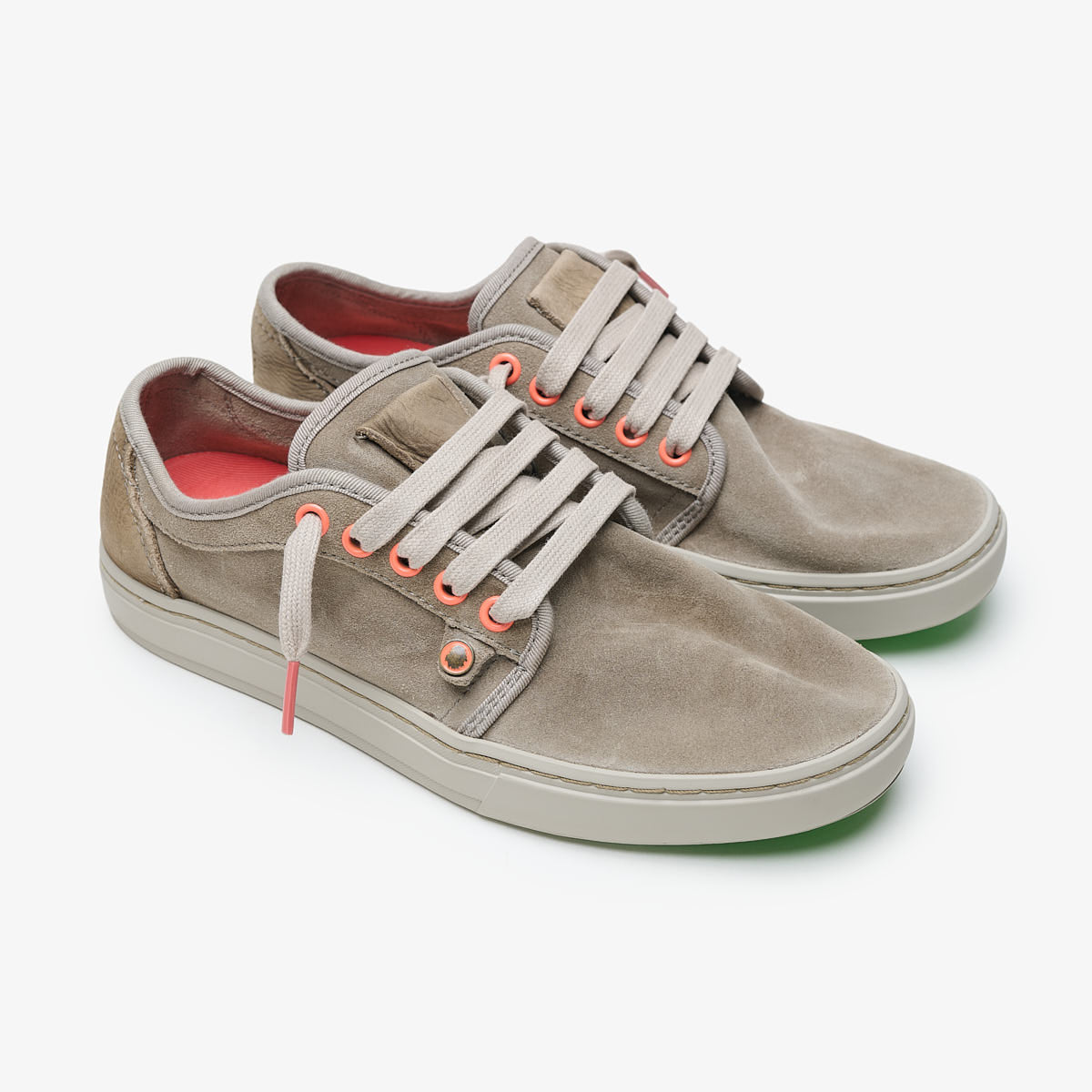 Satorisan Heisei Suede Gravel baskets daim gris