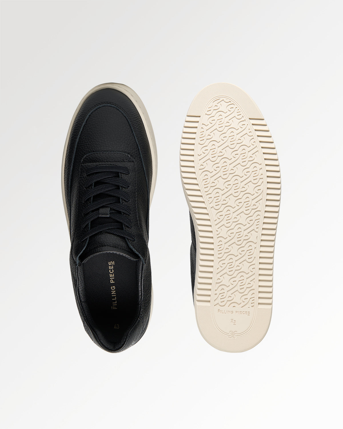 Filling Pieces Mondo Grain sneakers cuir noir homme
