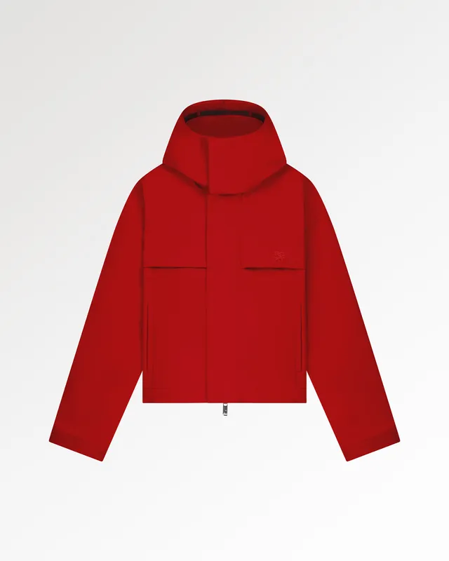Filling Pieces Cropped Light veste légère Scarlet Red nylon