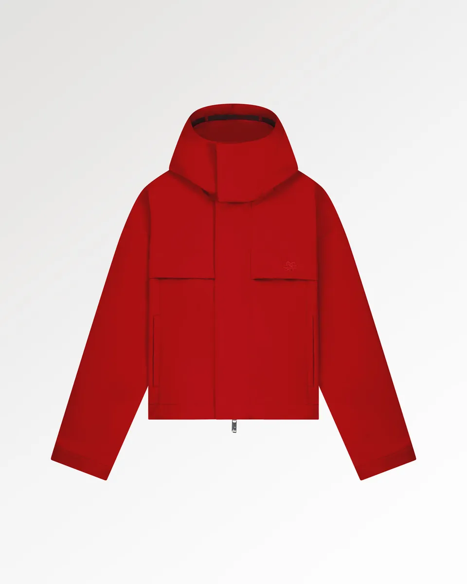 Filling Pieces Cropped Light veste légère Scarlet Red nylon