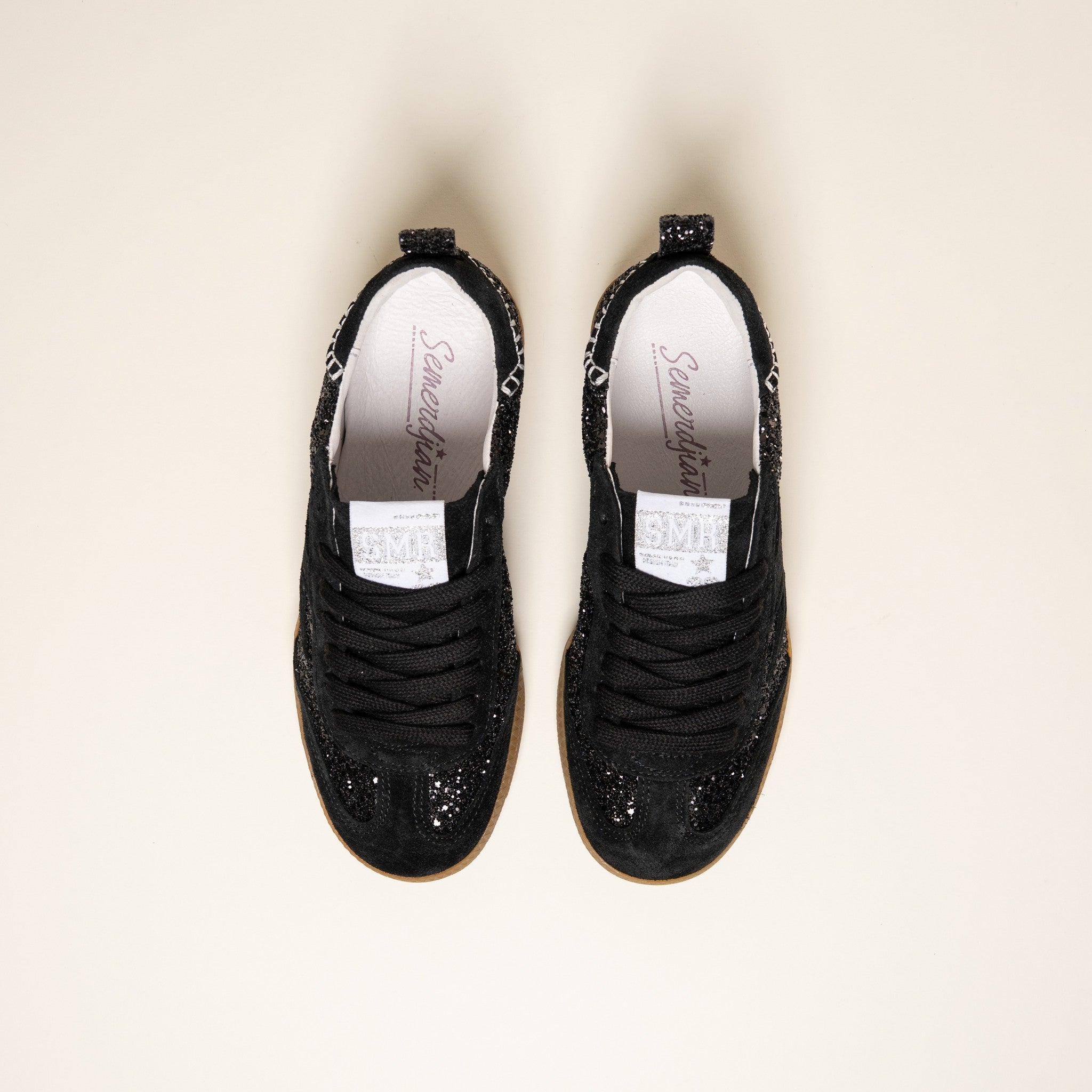 SMR Kayla E110 baskets glitter noir