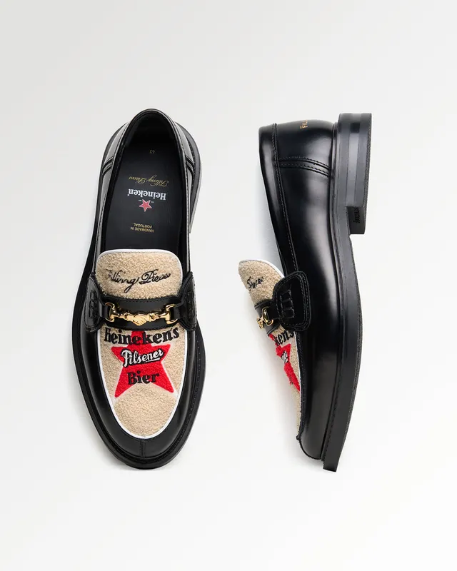 Filling Pieces Heineken Mocassin noir cuir pointure 35-46
