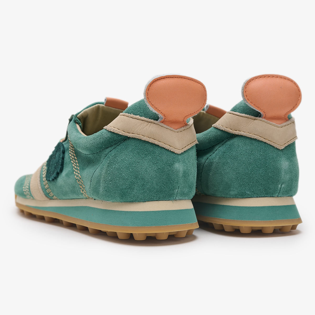 Satorisan Stardust Suede UL baskets daim femme Diving Green