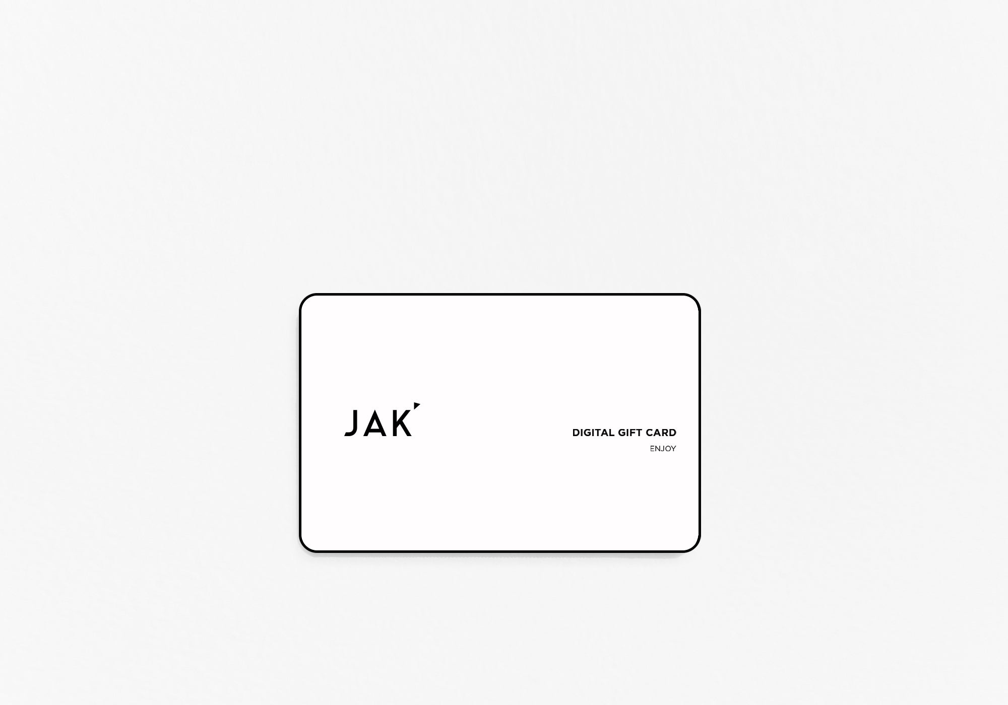 JAK Gift Card carte cadeau digitale 25 € en ligne