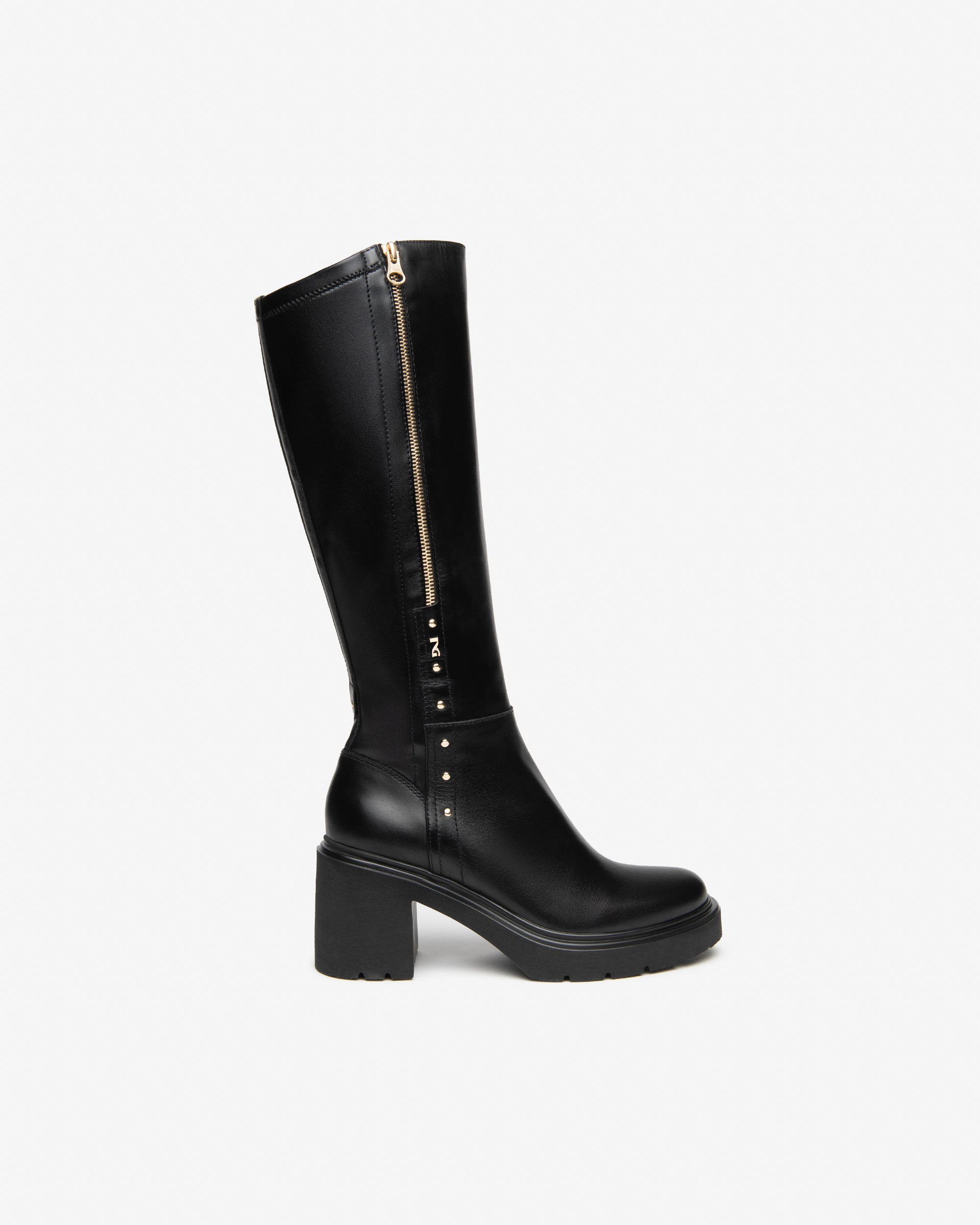 NeroGiardini Bottes Femme Cuir Talon 85 mm