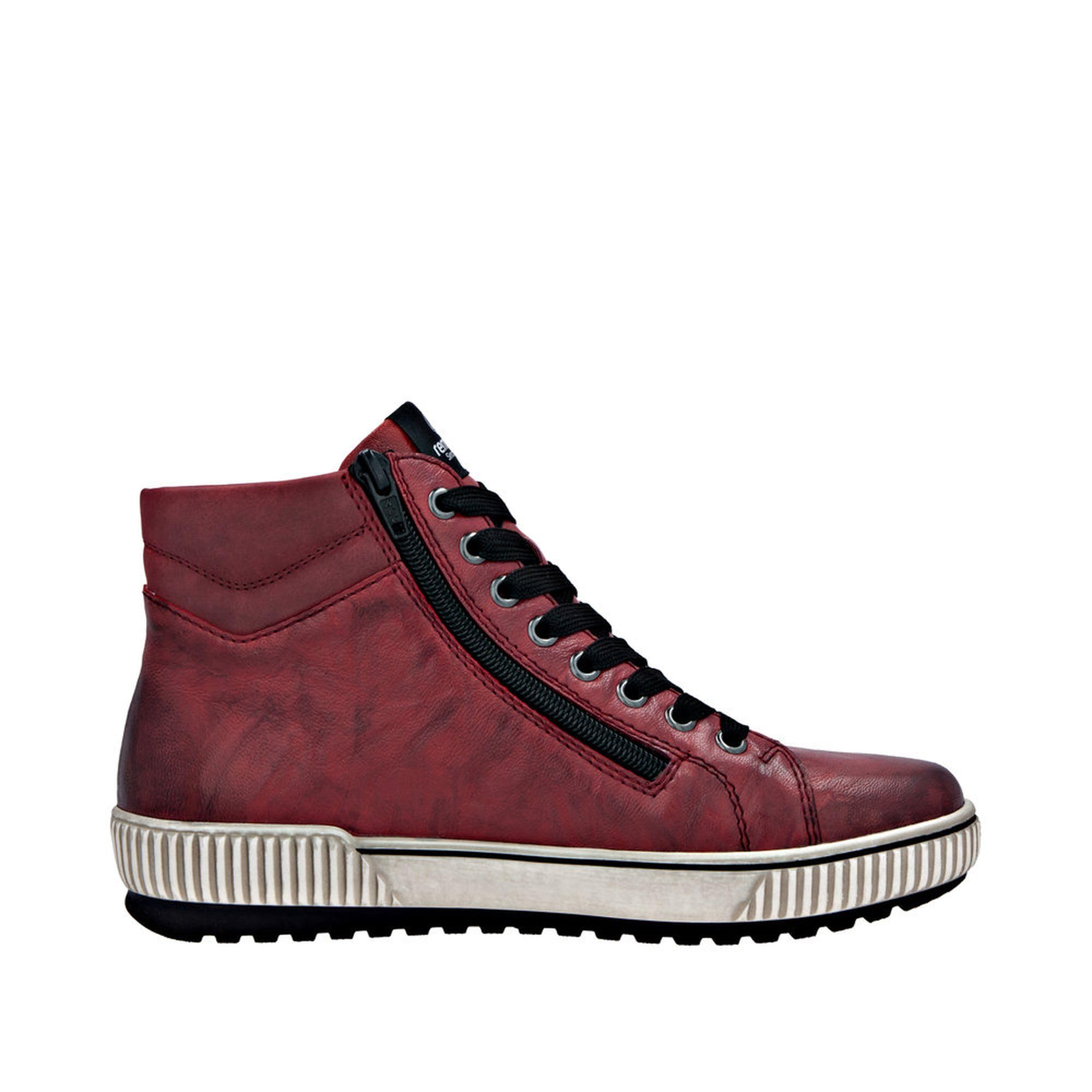 Remonte D0772 Bottes à Lacets Femme Rouge 39 EU