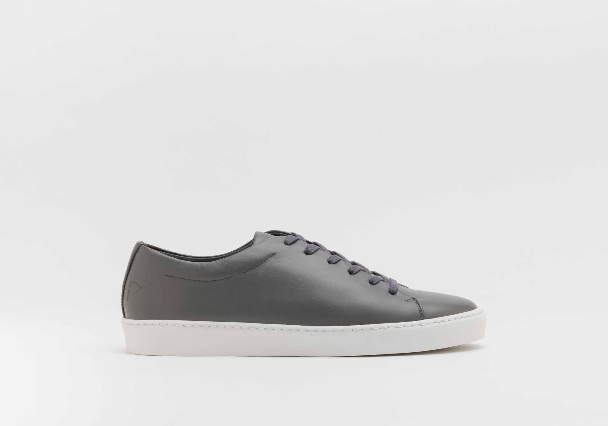 JAK Royal sneakers cuir gris plein grain