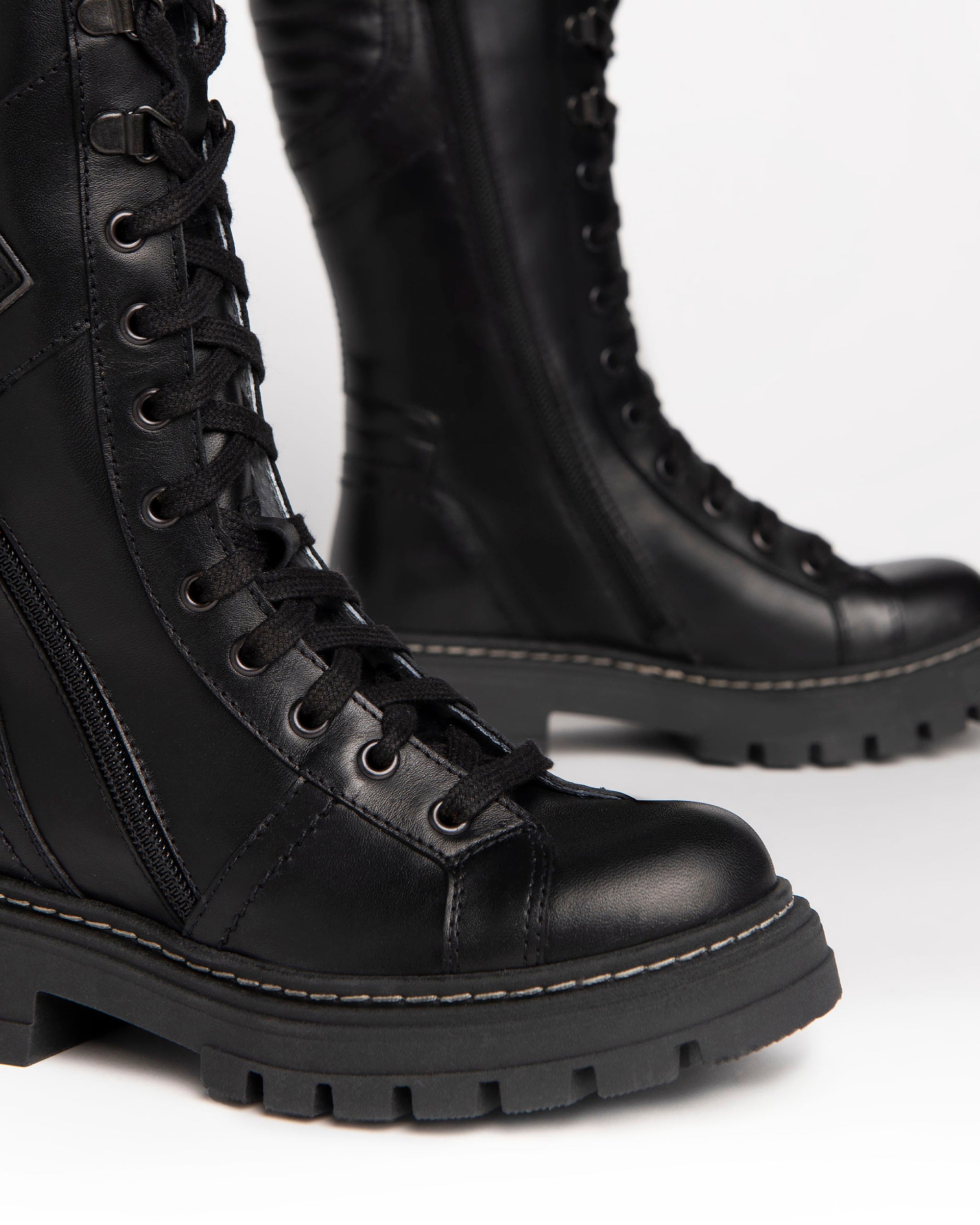 NeroGiardini Teens Bottes Cuir Fille Zip 31-39