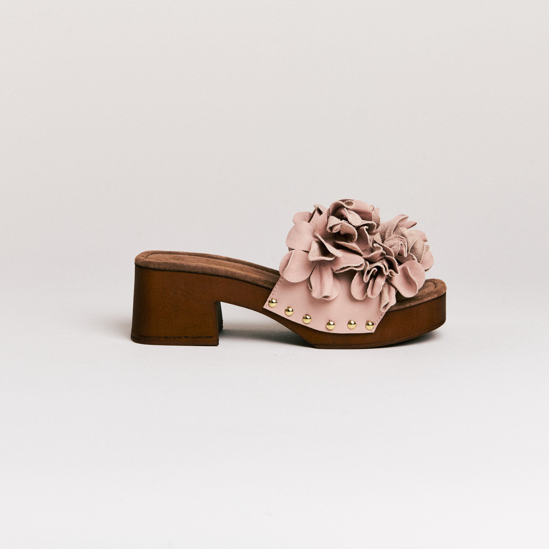 Semerdjian Z30 Oslo 6746 mule cuir rose talon