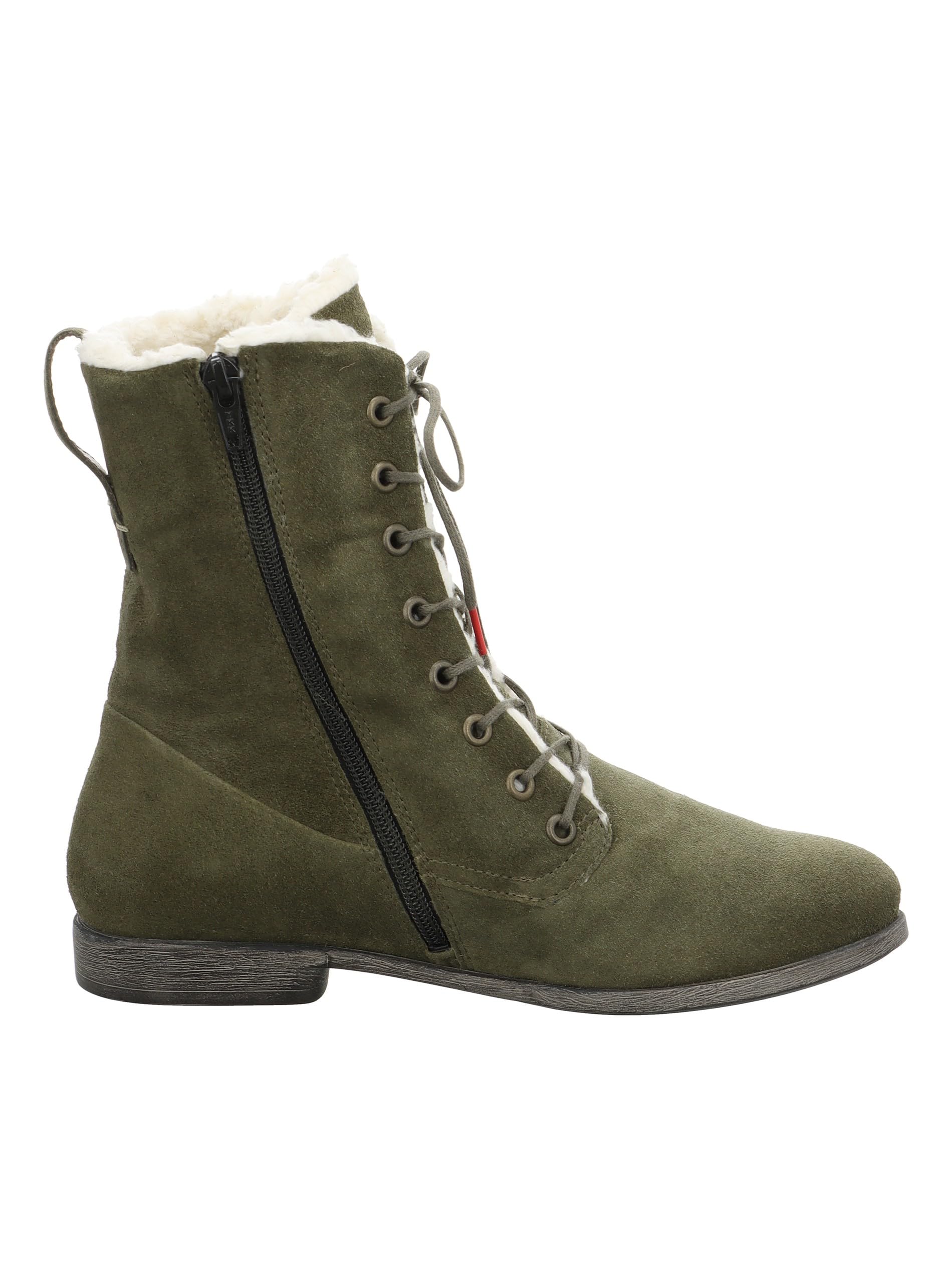 Think Agrat Bottine Femme Olive 7000 Confort Marche