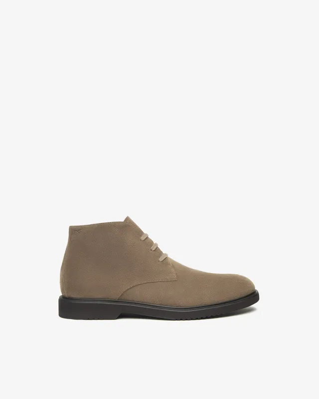 NeroGiardini Bottes Boots Homme Cuir Velours Desert