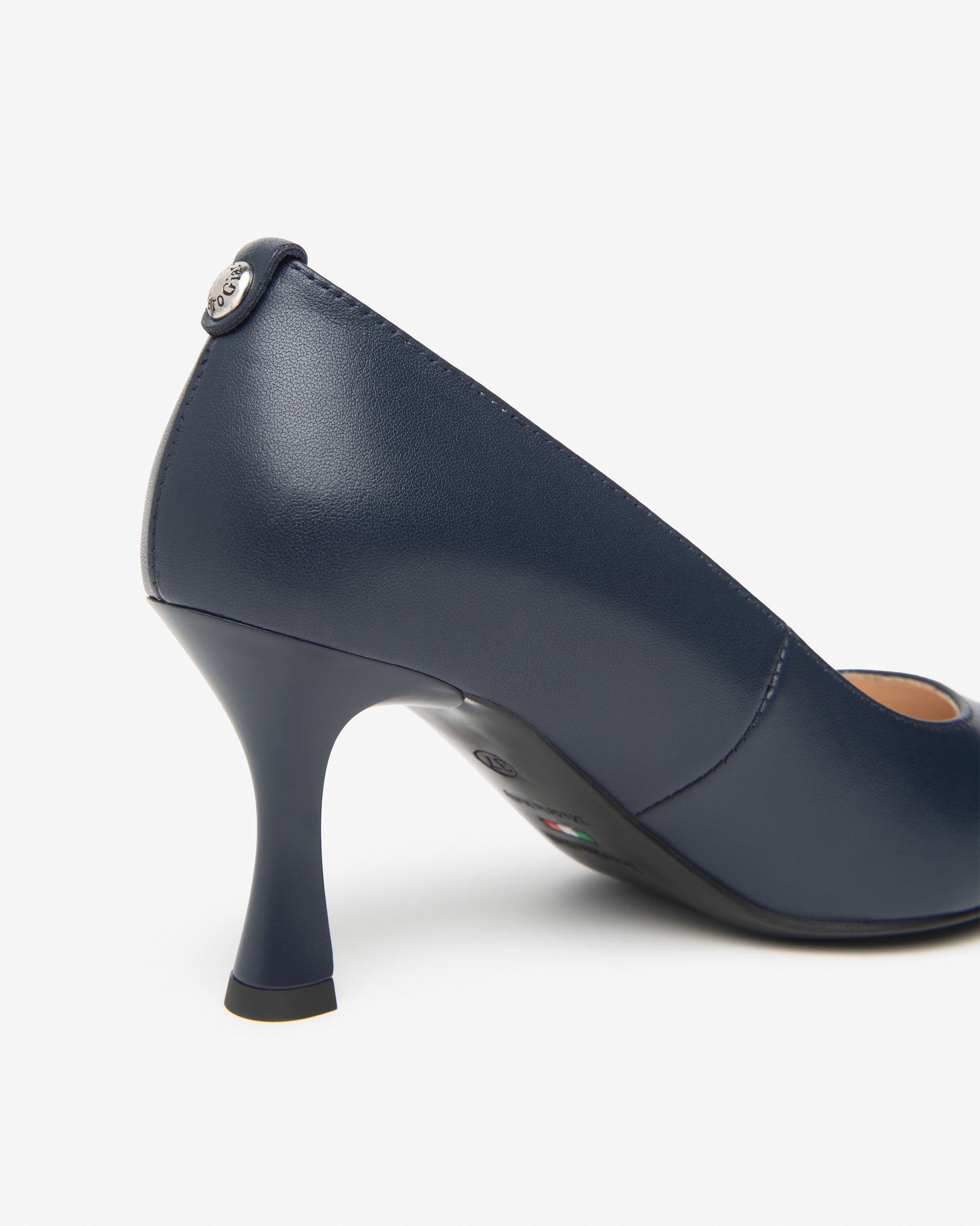 Nerogiardini Escarpins cuir femme pointure 38 talon 75 mm