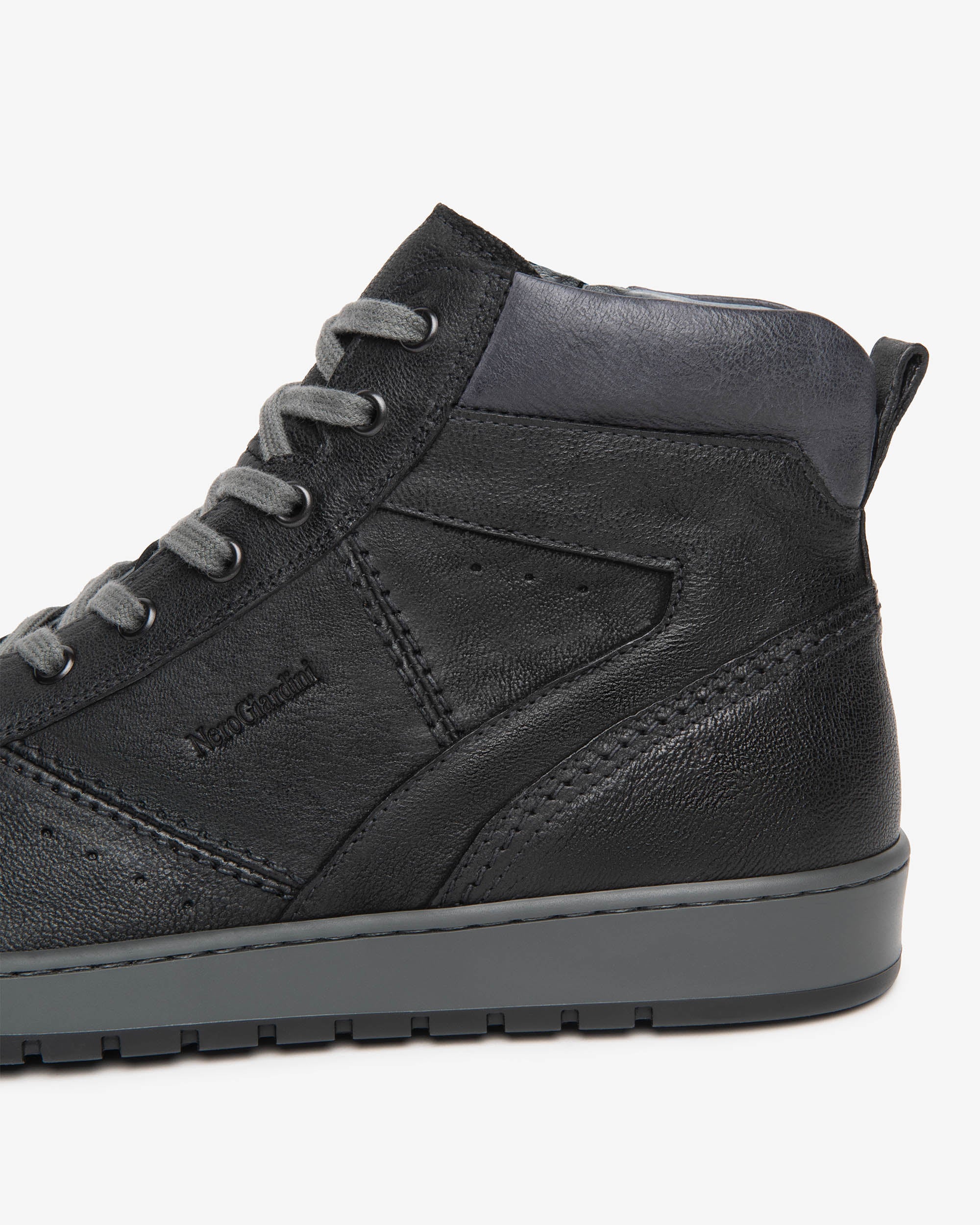 NeroGiardini Sneakers Montantes Homme Cuir Zip 39-46