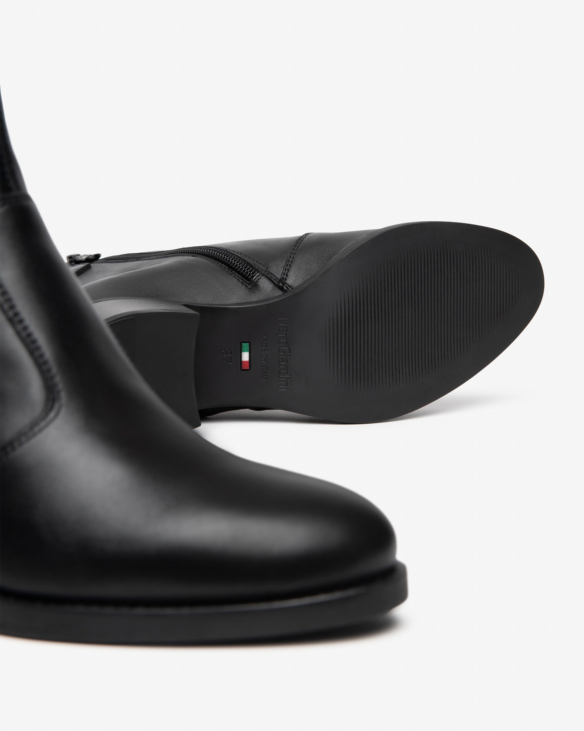 Nerogiardini Bottines Femme Cuir Talon 40 mm