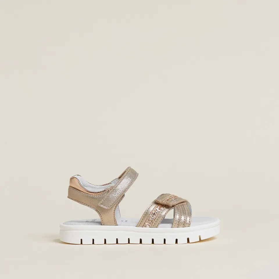 NeroGiardini Sandales Junior Fille Cuir Technique