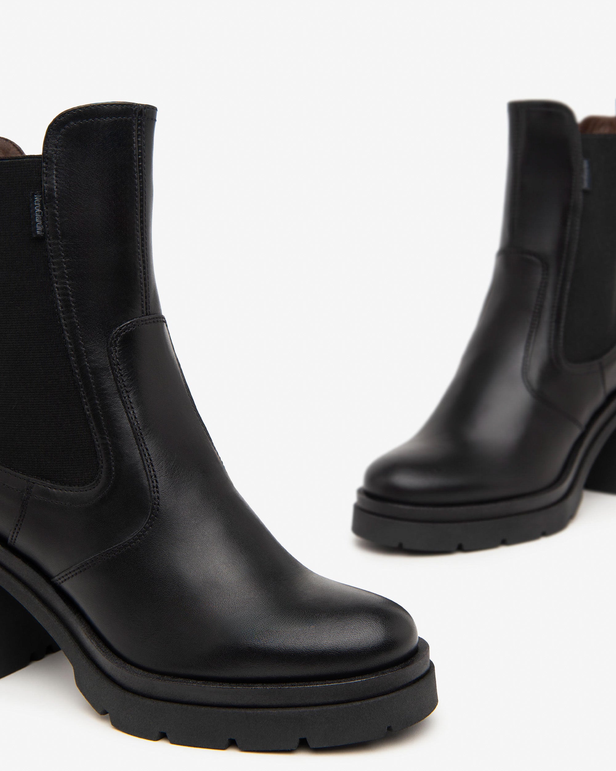 NeroGiardini Bottines Chelsea Femme Cuir Boots Hiver