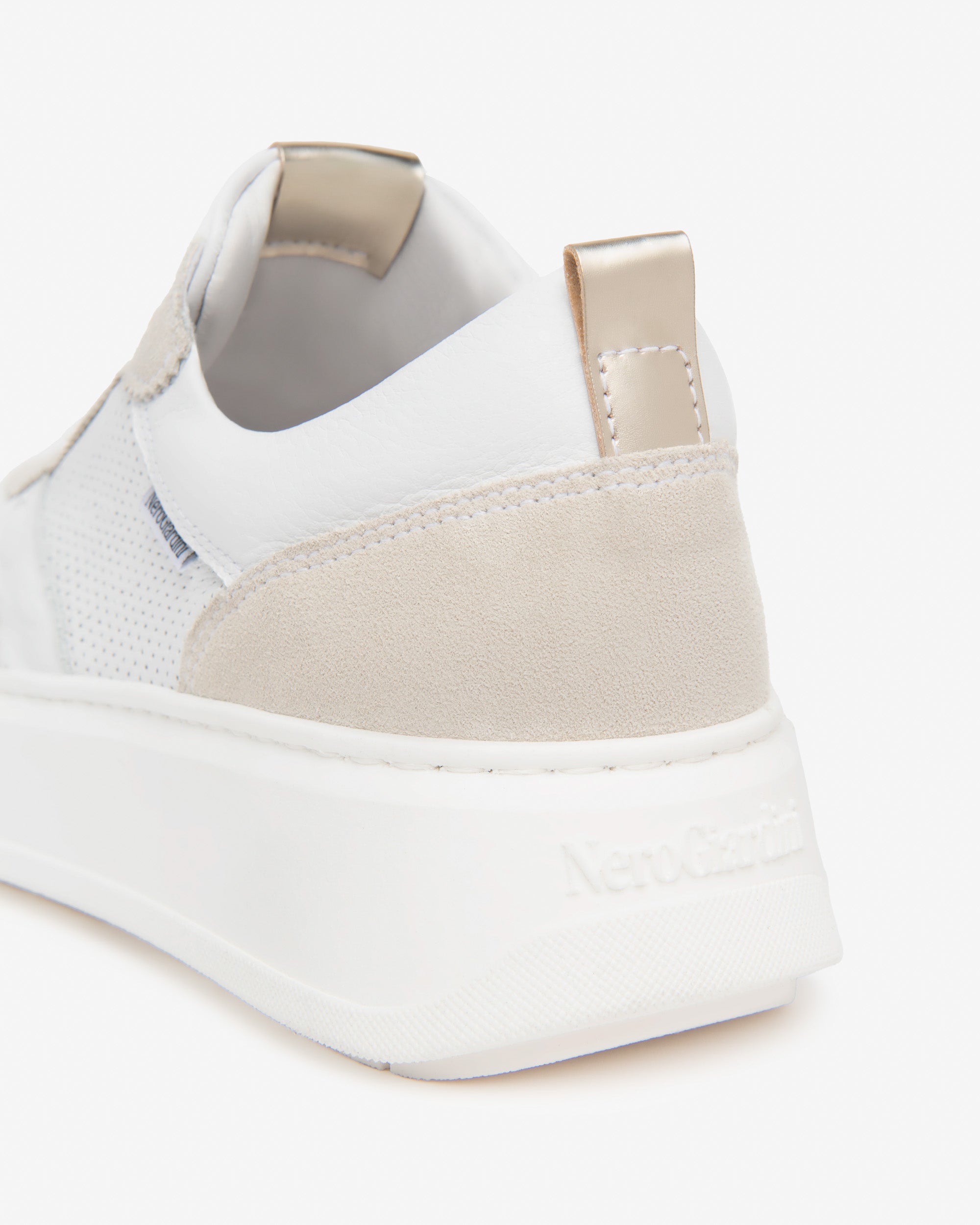 Nerogiardini Sneakers Femme Cuir Velours Technique Memory