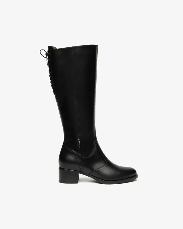 NeroGiardini Bottes Femme Cuir Talon 40 mm Pointure 38