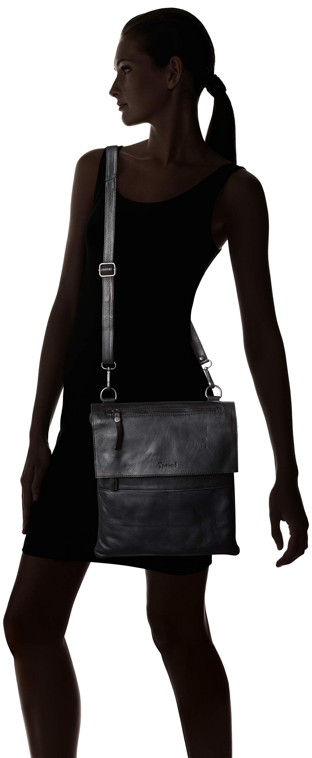 Think 888802 sac bandoulière femme noir