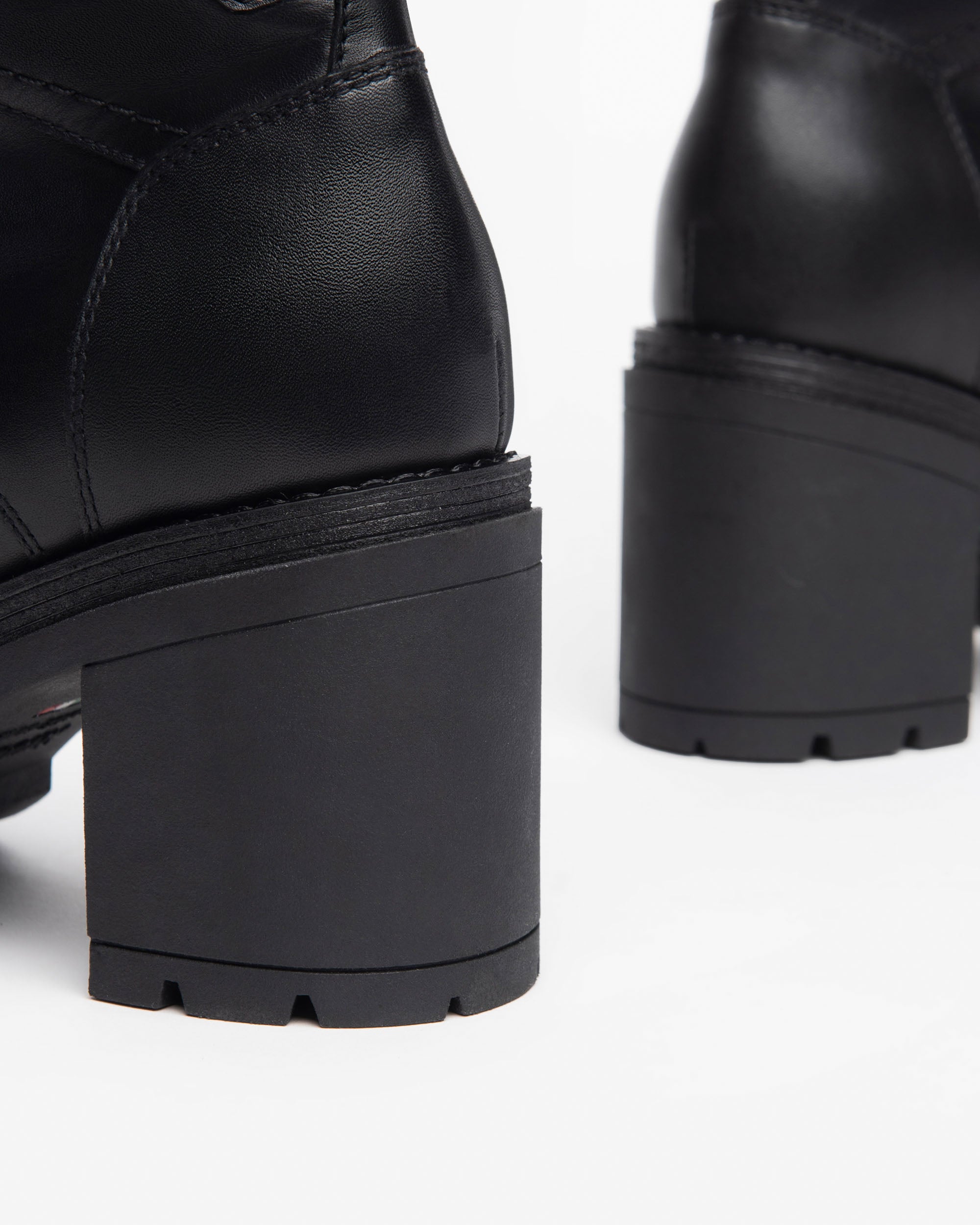 NeroGiardini Bottines Femme en Cuir Combat Boots Hiver