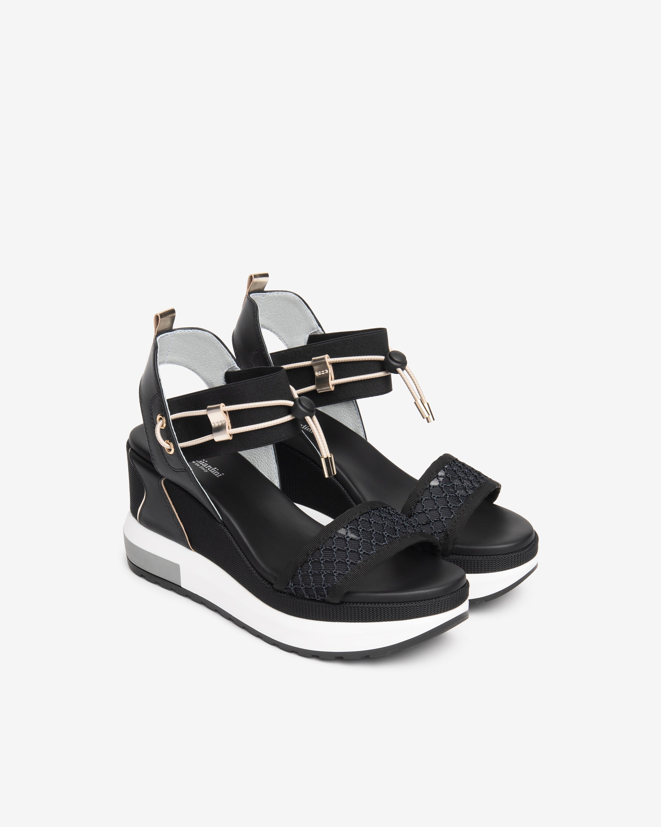 NeroGiardini Sandales Sandales Cuir Femme 38 Toile