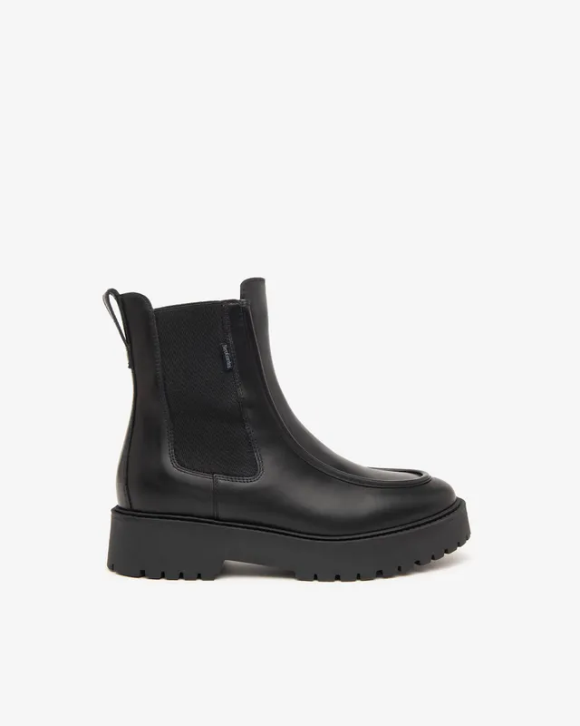 NeroGiardini Chelsea bottines cuir femme noir