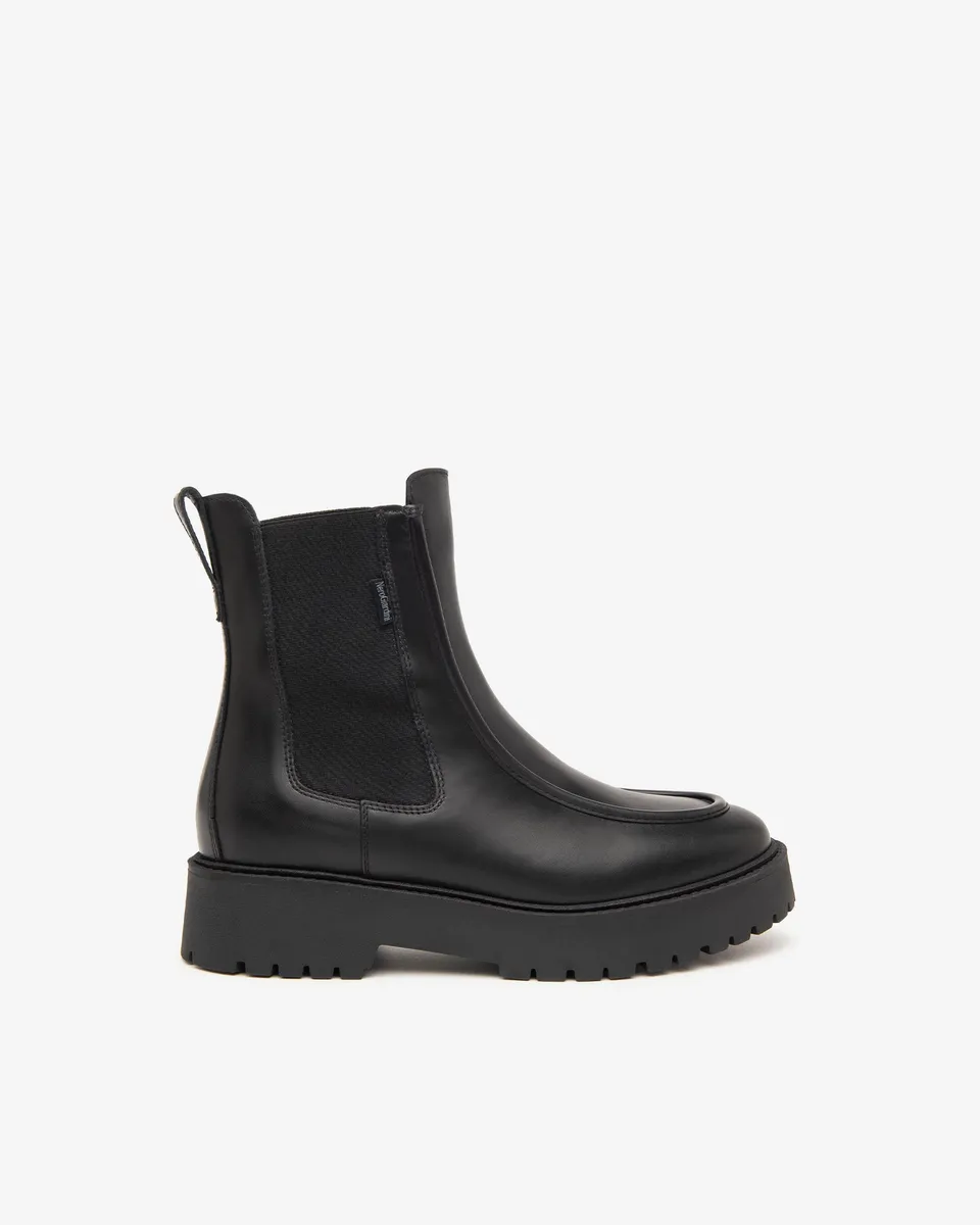 NeroGiardini Chelsea bottines cuir femme noir