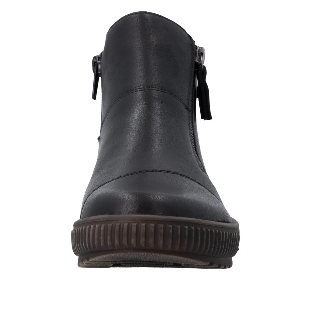 Remonte D0783 bottines femme 39 EU noir cuir TEX