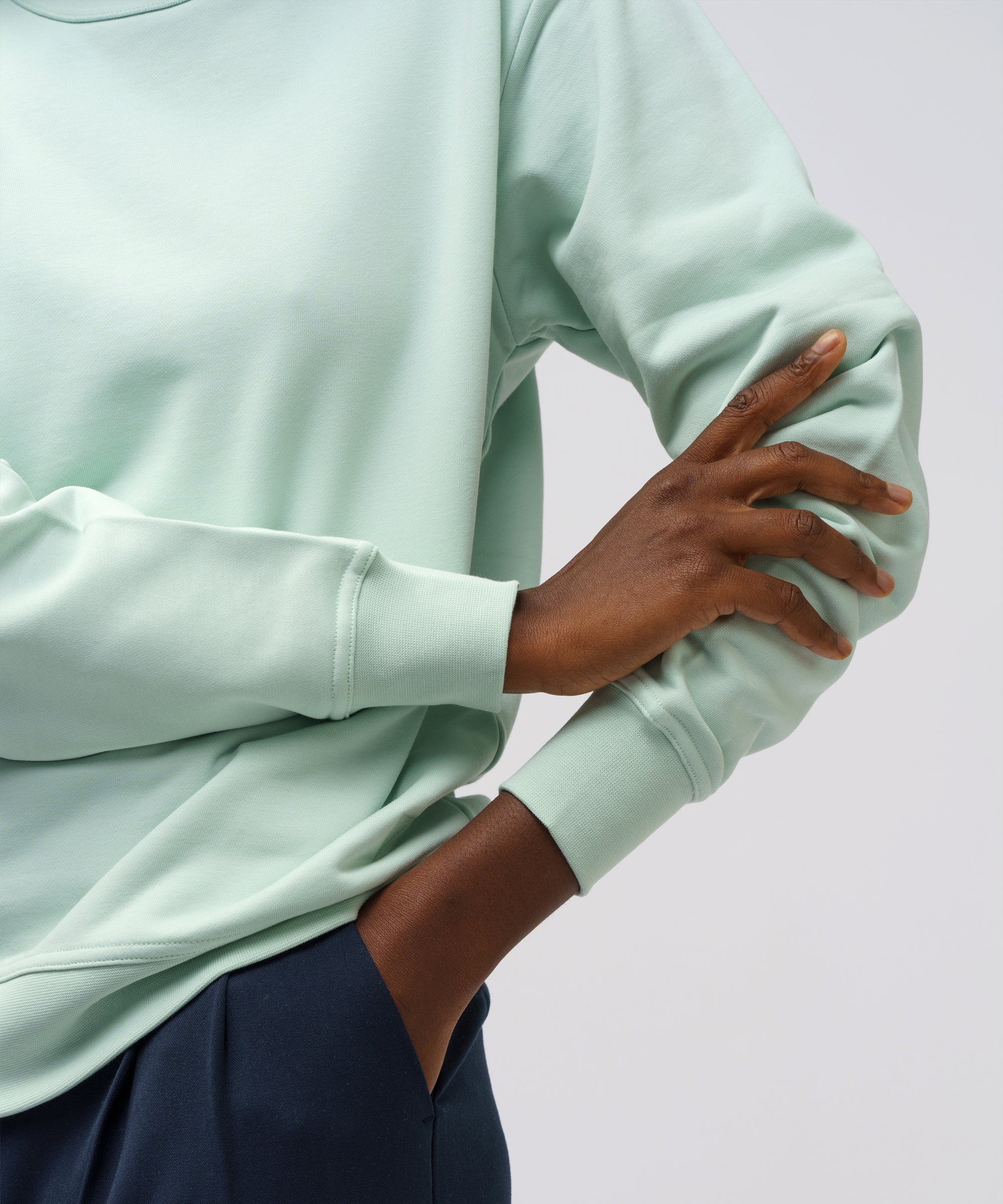JAK Sweatshirt 01 sweatshirt Aqua coton bio 360 g