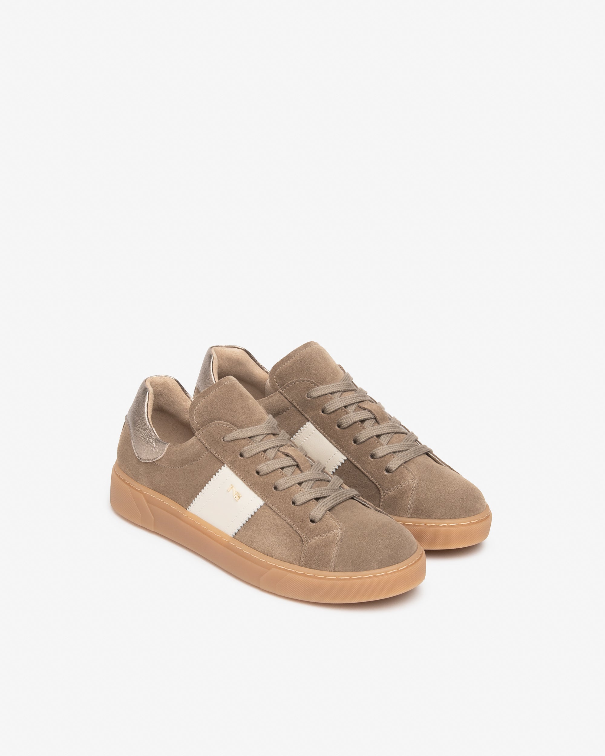 NeroGiardini Sneakers Femme Daim Cuir Lacets